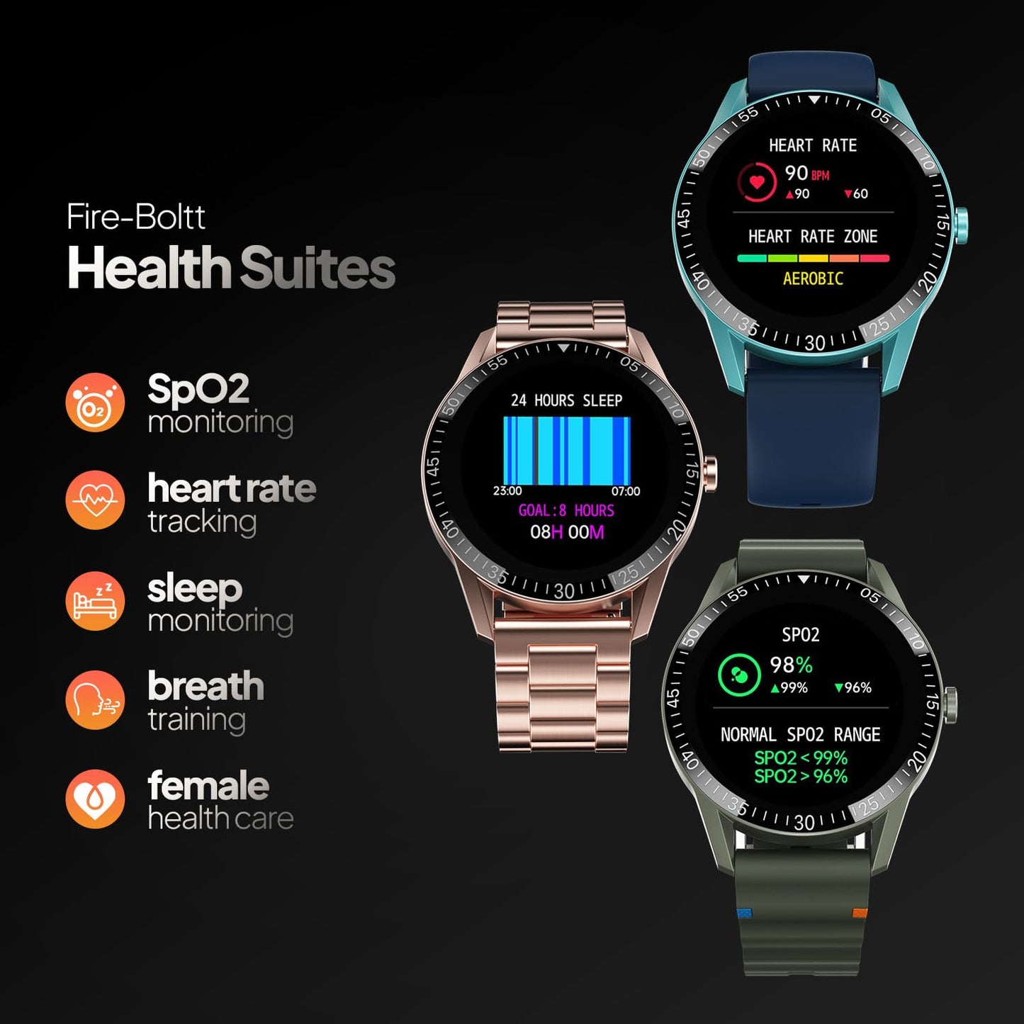 Fire-Boltt Talk Bluetooth Calling Smartwatch, 1.39" TFT Display with Dual Button, Hands On Voice Assistance, 120 Sports Modes, in Built Mic & Speaker (Talk, Blue)