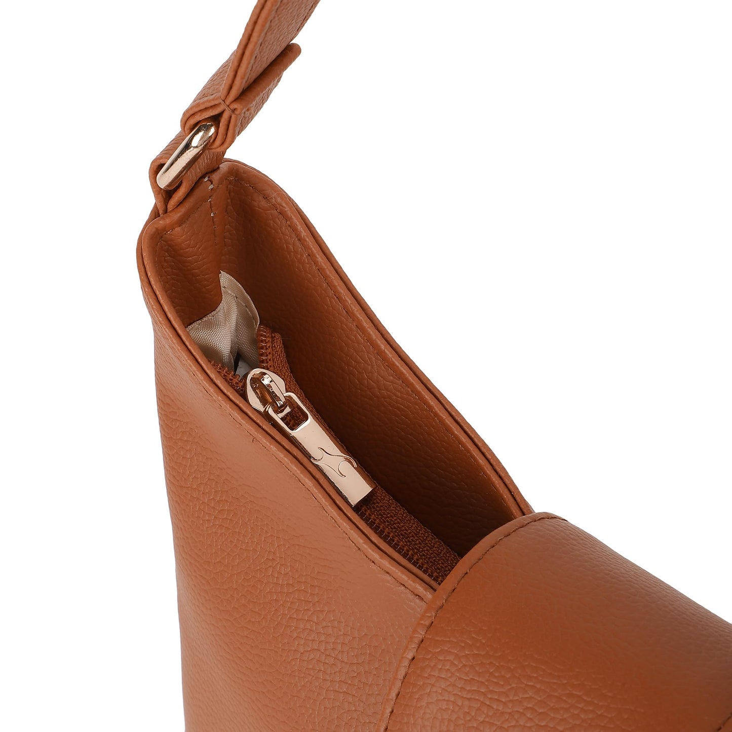 Fastrack Trendy Shoulder Bag | Faux-Leather Women's Handbags | Shoulder For Casual Carry, Brown