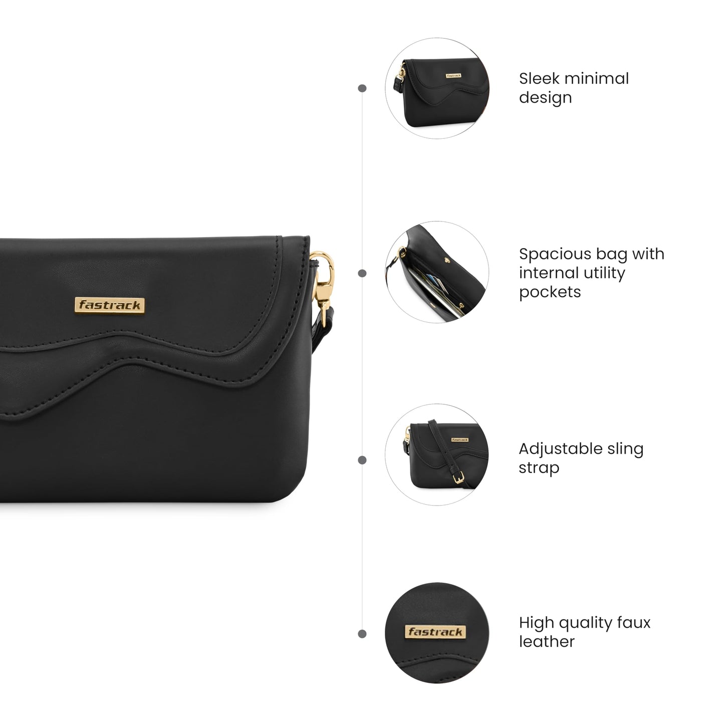 Fastrack Women's Western (Black)