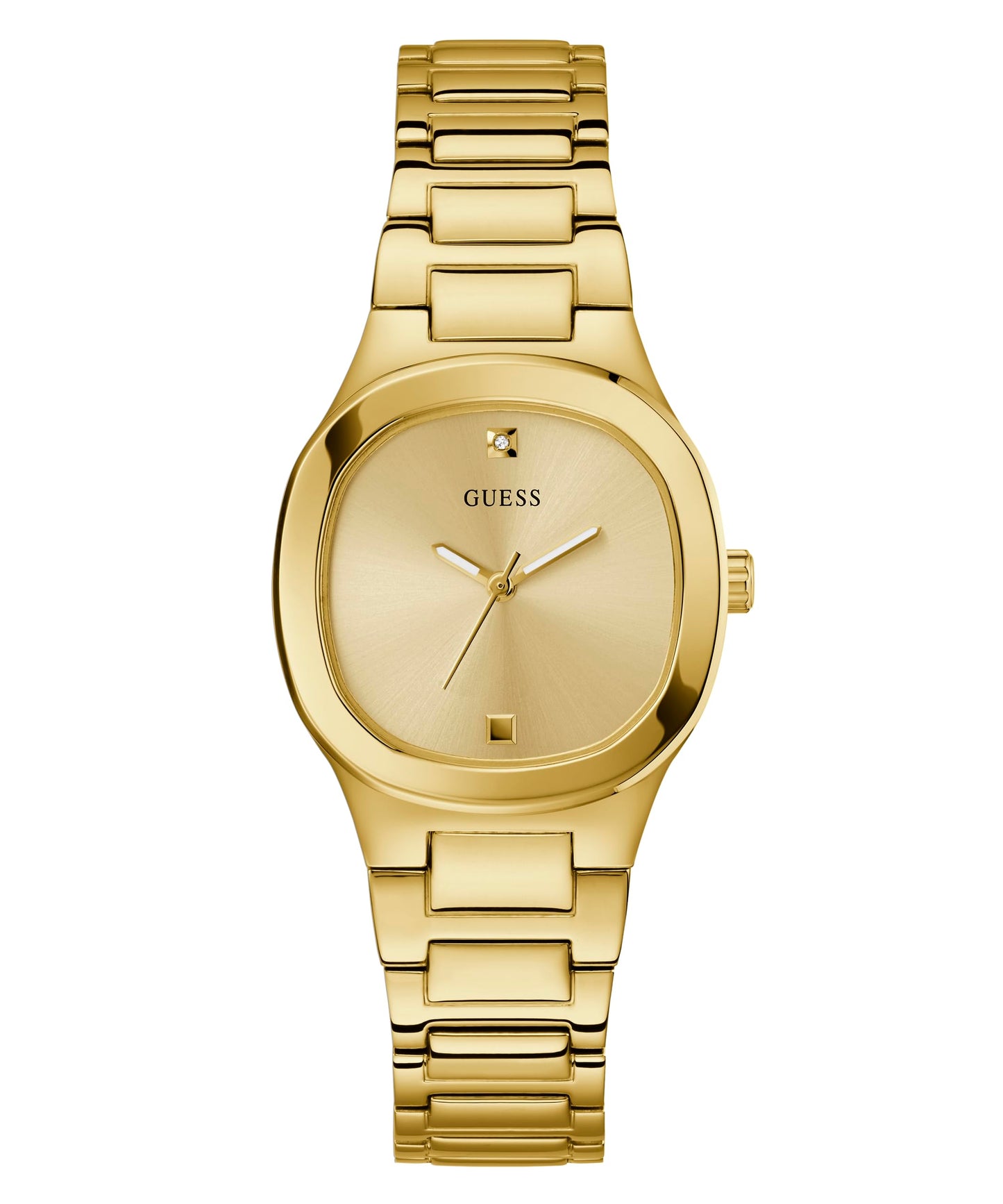 GUESS Stainless Steel Analog Gold Dial & Band Women's Watch-Gw0615L2