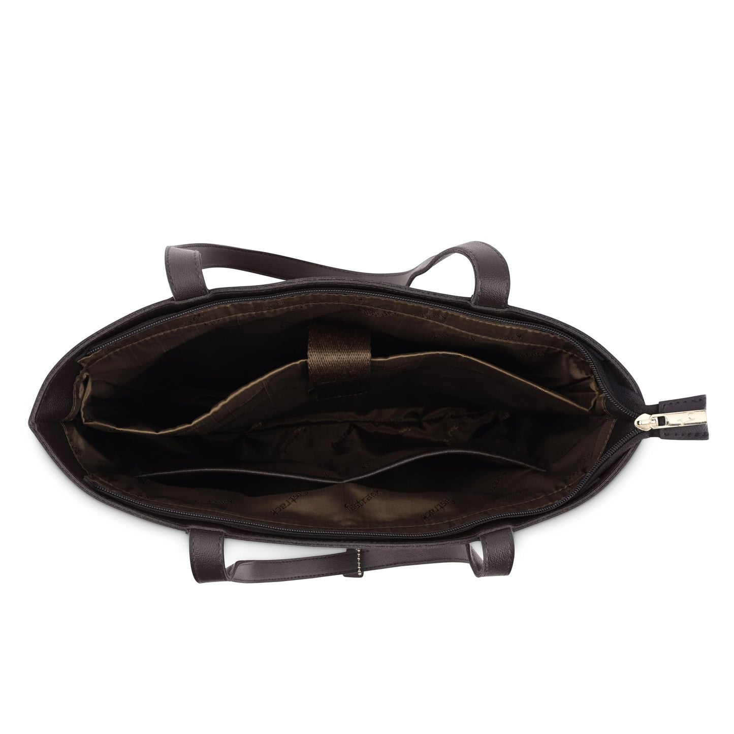 Fastrack Tan Laptop Tote Bag for Women, Girls and Ladies | Work and College Tote Bag for Women