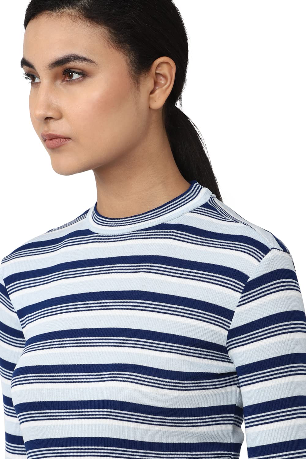 Van Heusen Women's Cotton Blend Classic Below The Knee Dress (VWCDURGFF41784_Multi Multicolour