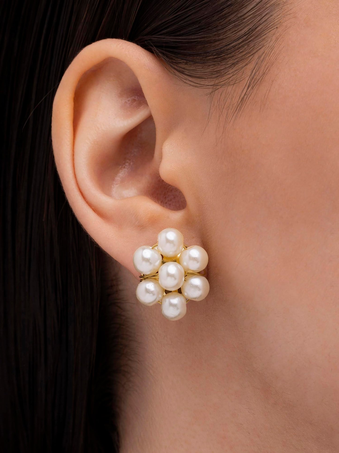 PRAO Multilayer Pearl Necklace Set For Women With Pearl Earrings | Stylish White Pearl Jewellery Set for Women & Girls | For Wedding, Party, Engagement | Latest