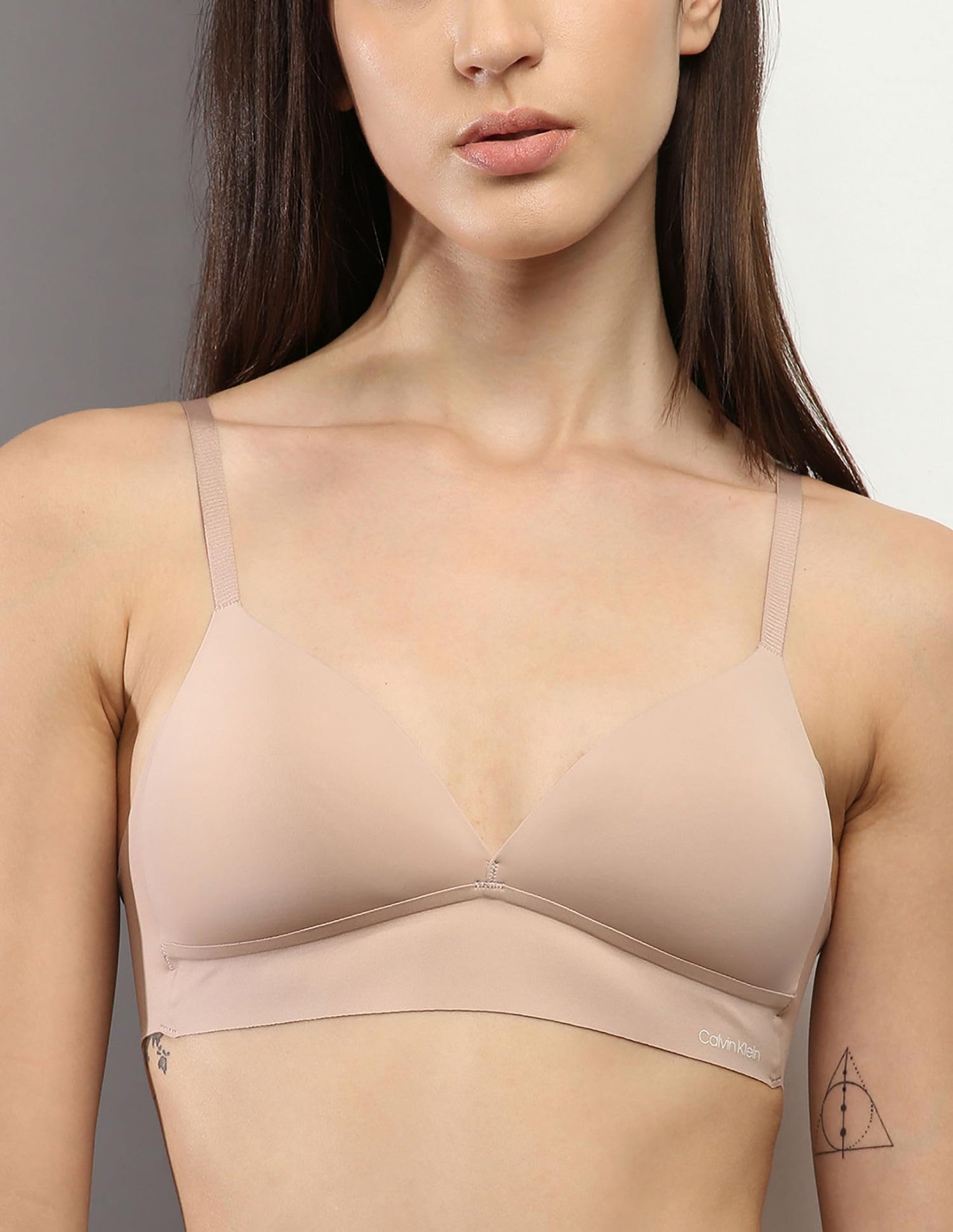 Clavin Klein Womens Pink Color Bra (34 C)