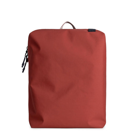 DailyObjects Pivot Daypack Bag for Men and Women|Fits 13/14 inch Laptop/Macbook Pro/Air Ipad|Lightweight|Stylish Backpack|Office/Daily Use/Travel|School Kids|Multi Compartments|Water Resistant (Red)