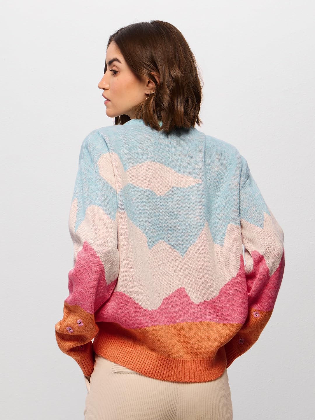 The Souled Store Winnie The Pooh : Scenic Women Oversized Sweater