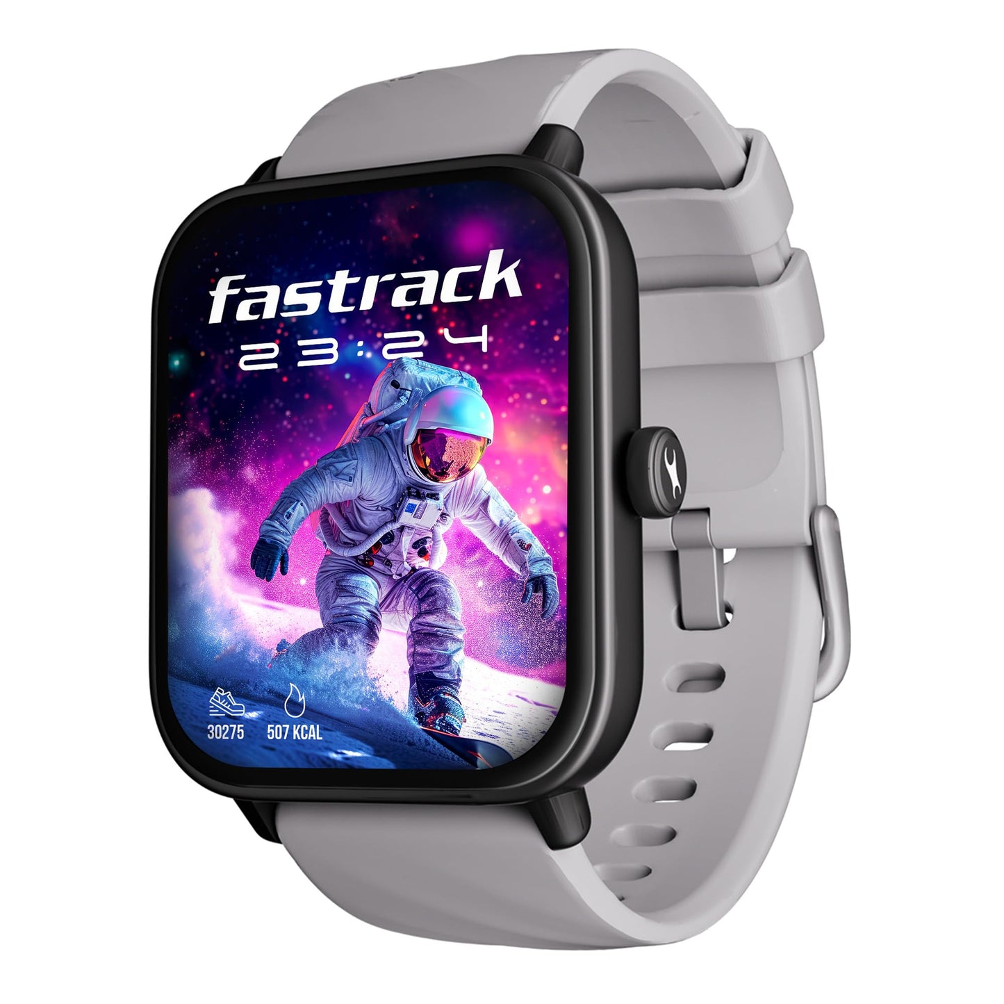 Fastrack Limitless Glide X 1.83" Smart Watch with Ultra UV HD Display, SpO2, Heart Rate & Sleep Tracking, Bluetooth Calling, 100+ Sports Modes, 5-Day Battery, Smartwatch for Men & Women (Grey)