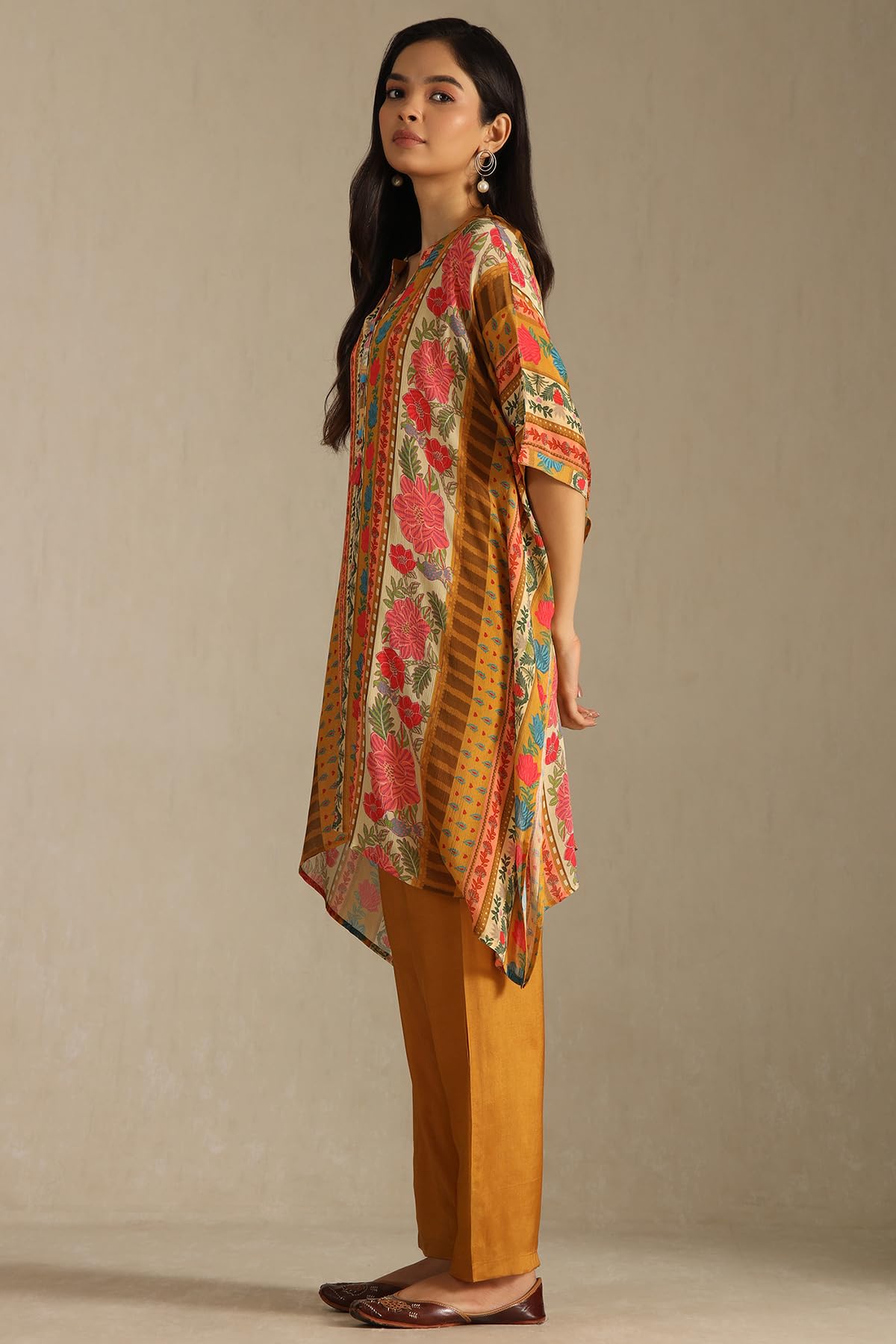 Soch Womens Embroidered Suit Set With Stones And Sequins