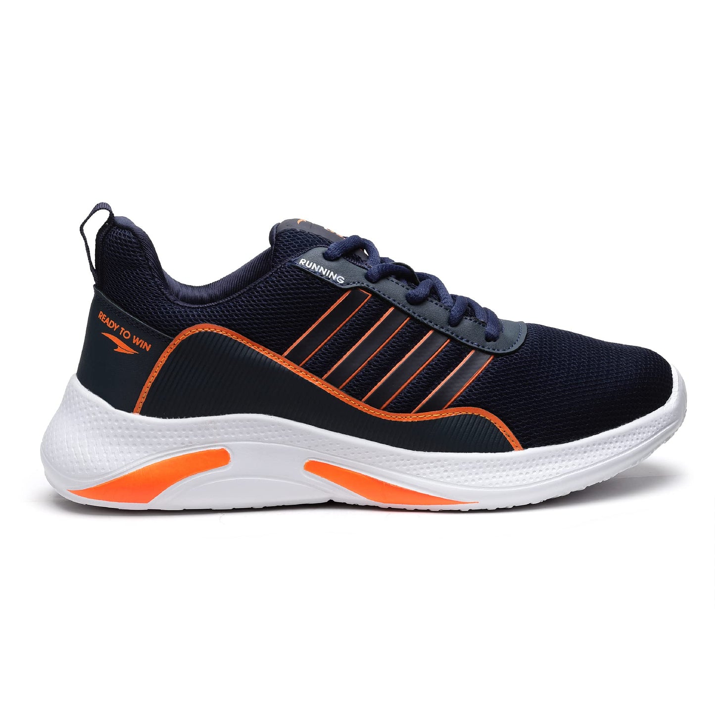 ASIAN Men's Plasma-08 Sports Running,Walking & Gym Shoes Lightweight Eva Sole with Extra Comfort Casual Snaeker Shoes for Men's Blue,Orange