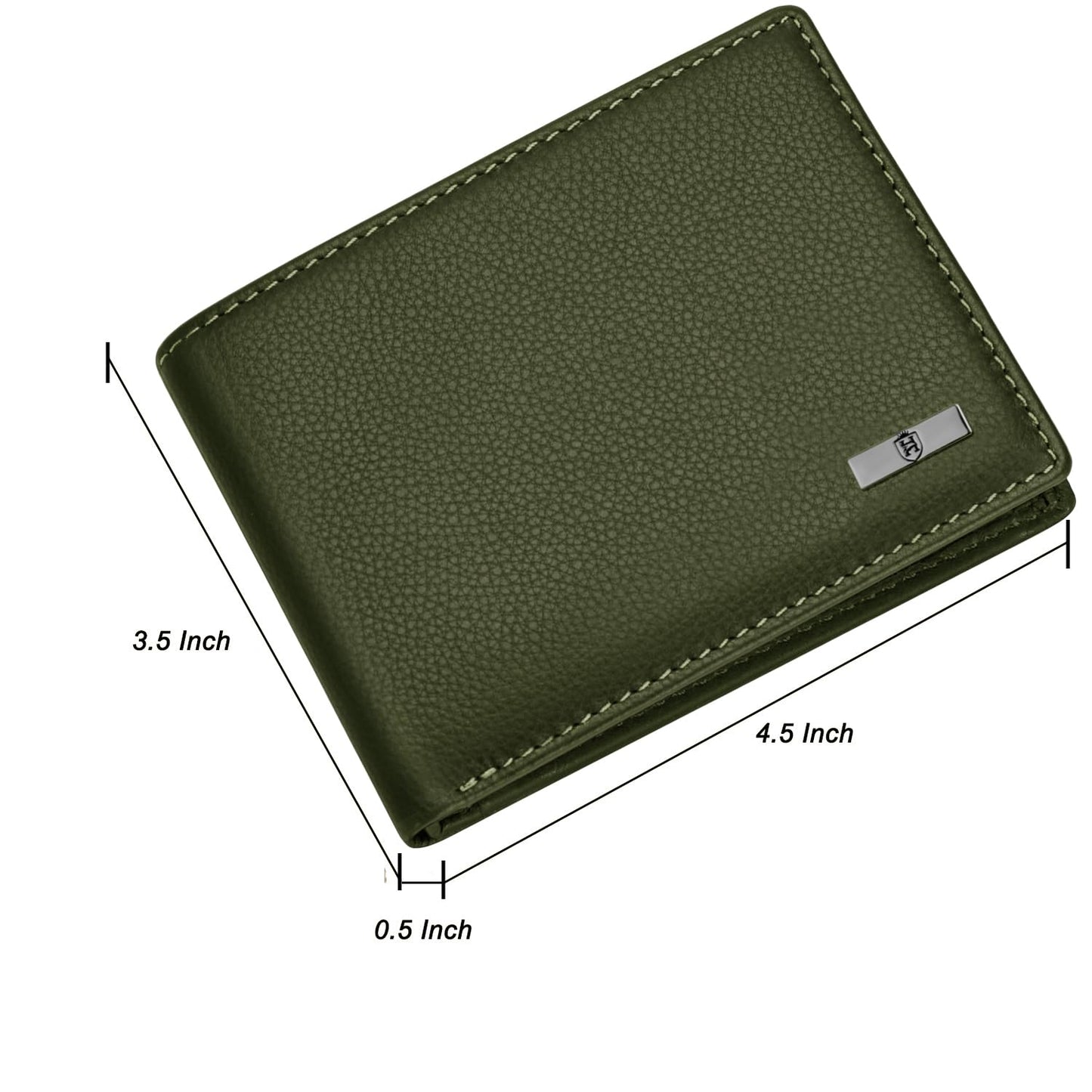 HORNBULL Maddison Green Wallet For Men, Wallet And Belt Combo, Gift Set For Men Bw69124 - Leather