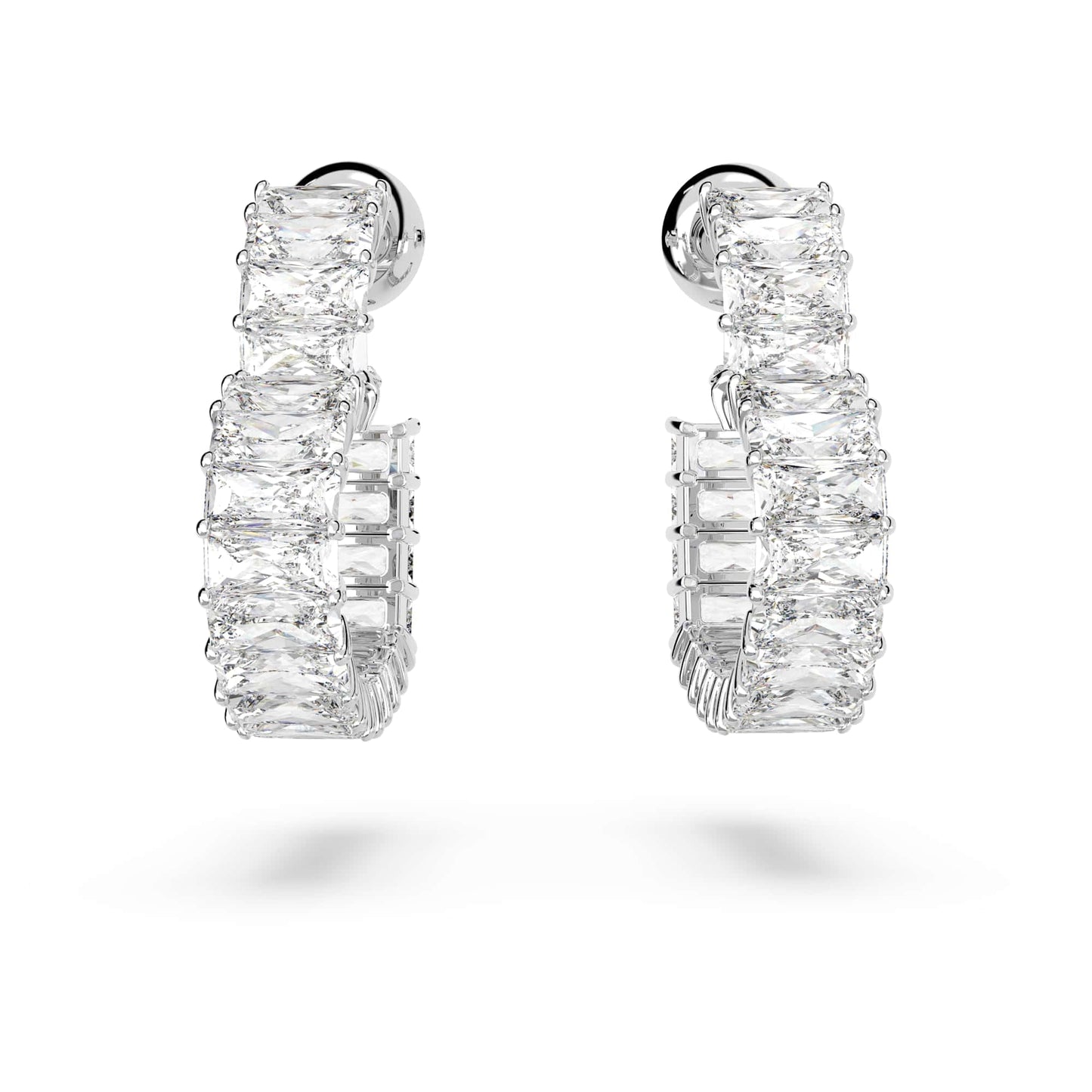 Pendientes aro Swarovski Matrix 5653170 corazón, Crystal