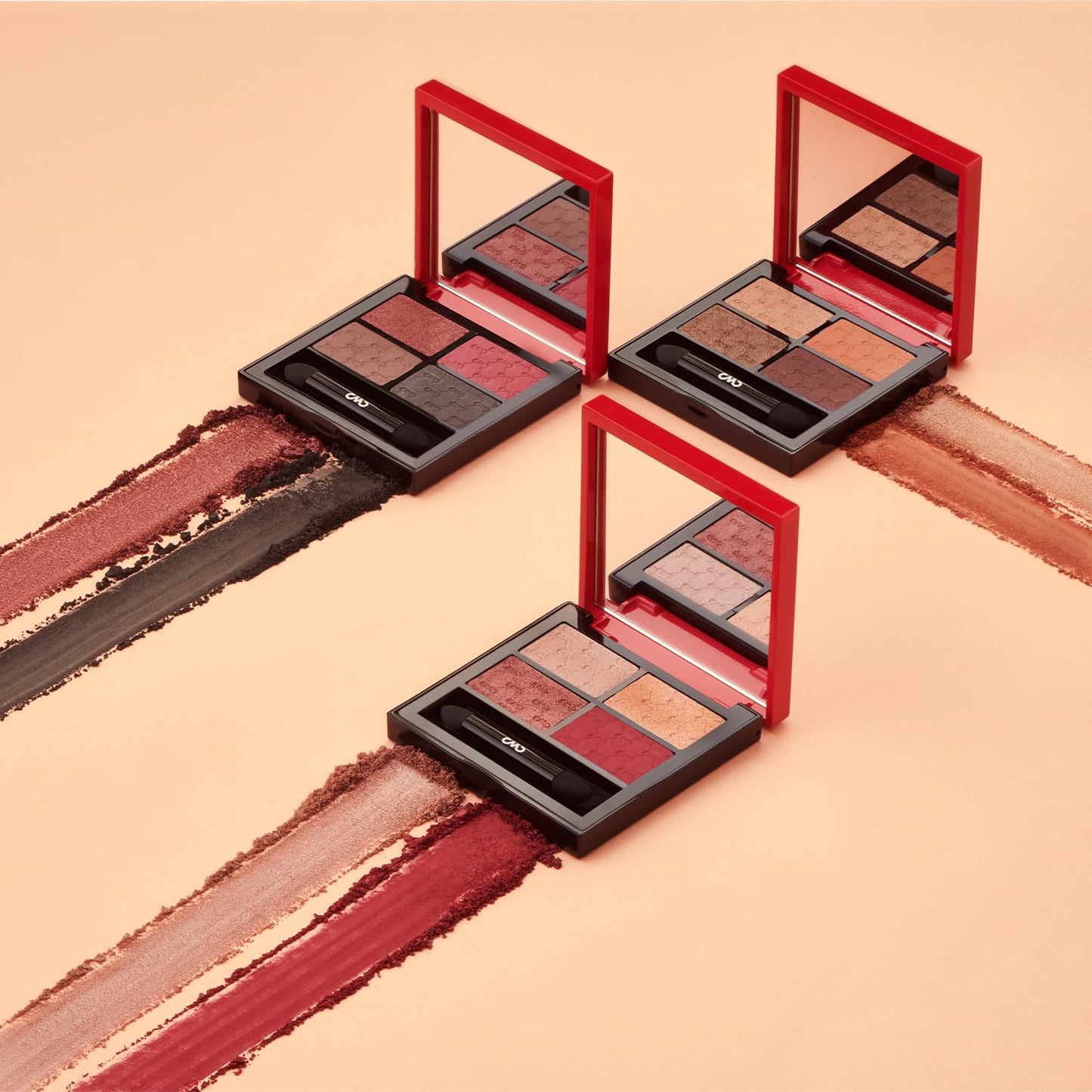 Charmacy Milano Gradient Eyeshadow Palette (Size 02) - 7.2g, Metallic Effect, Rich Pigment, Soft Texture, Mini Palette, Long Wear, Minimall Fallout, Long Wear, Vegan, Toxin Free