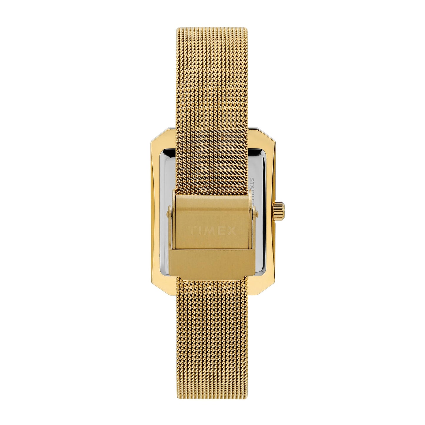 TIMEX Analog Watch for Women with Green Dial & Gold Stainless Steel Bracelet Band - Water Resistant Women's Wrist Watches -TWEL233SMU04