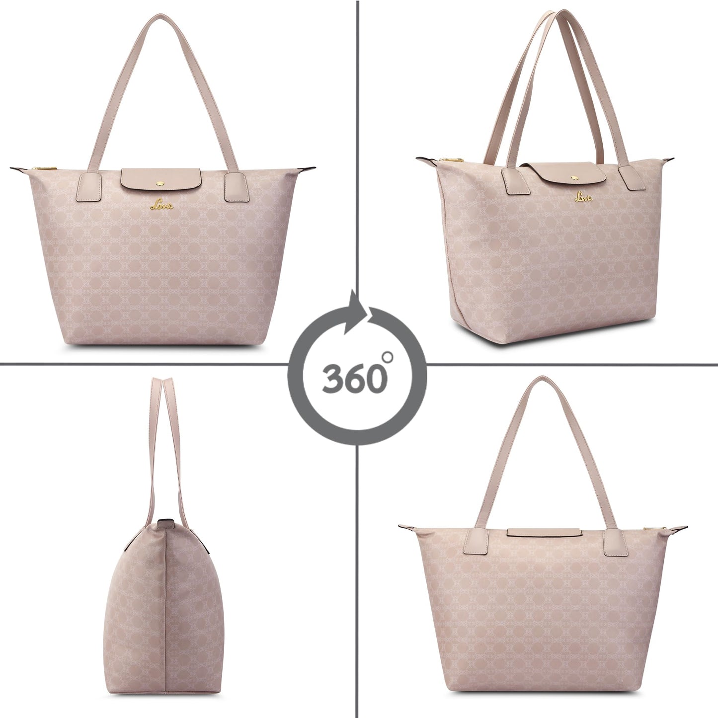 Lavie Women's Mono Vincy Tote Handbag for Women | Tote Bag for Work | Ladies purse | Stylish Shoulder Bag | Gift for Women