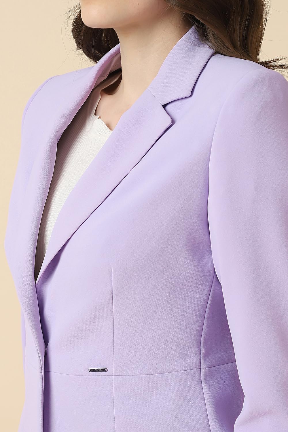 Allen Solly Women's Blazer (AHBZWRGH300471_Lilac
