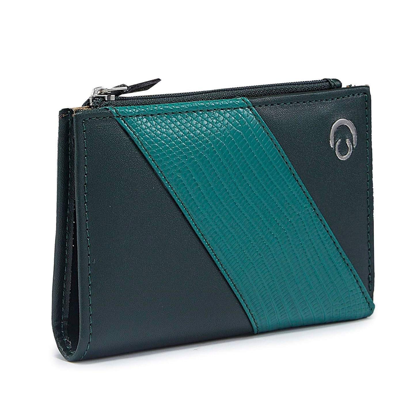 Caprese Zoey Bifold Wallet Small Bottle Green