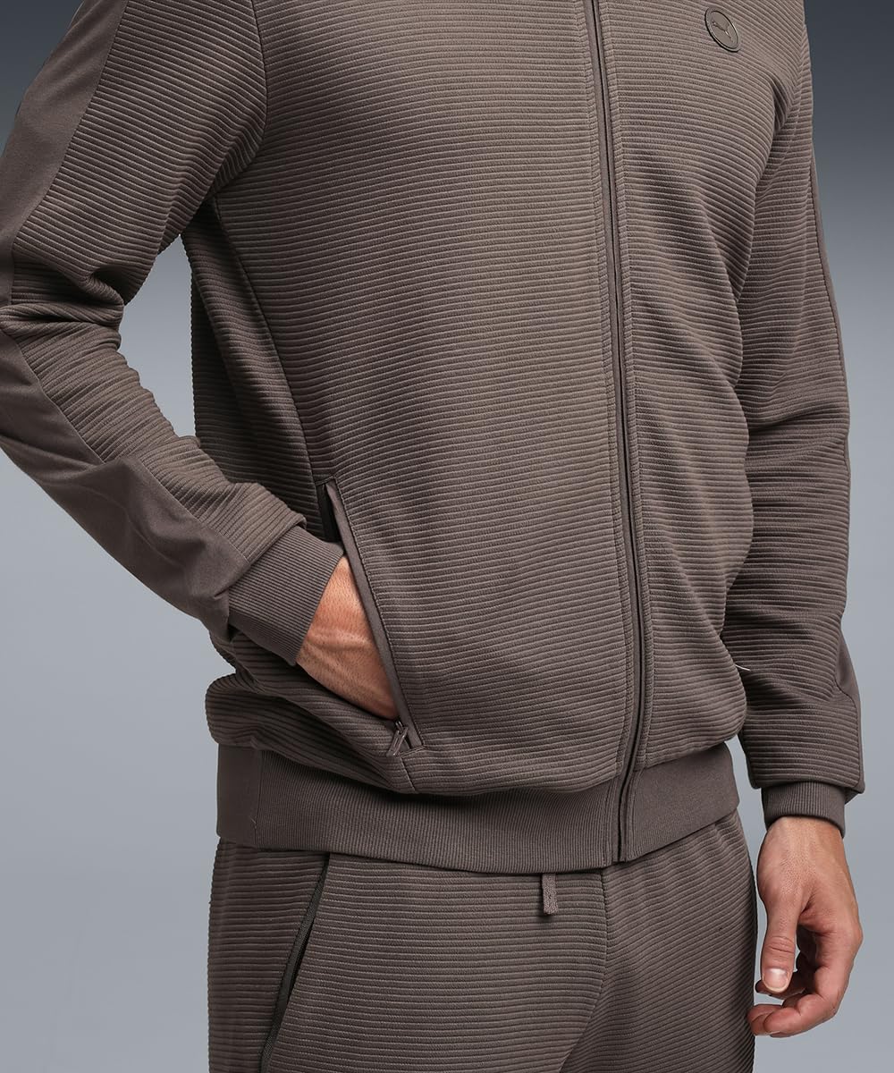 Puma Men Full Sleeve Cotton Full Zip with Pocket Sweat Jacket