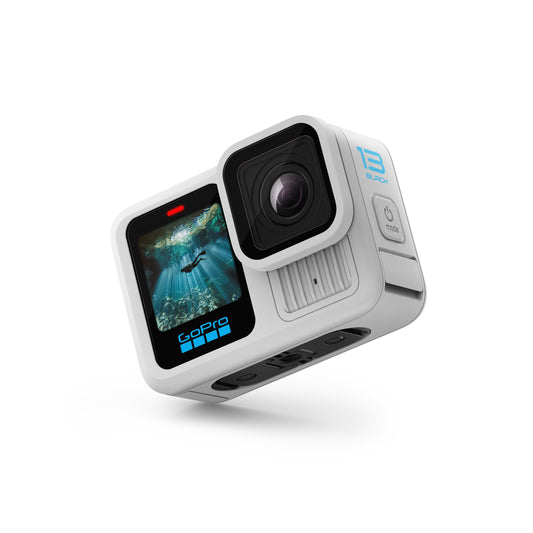 GoPro HERO13 Black in Polar White Limited Edition - Waterproof Action Camera with 5.3K60 Video, 27MP Photo + Compatability with HB-Series Lenses(1-Yr International+1-Yr India Warranty)