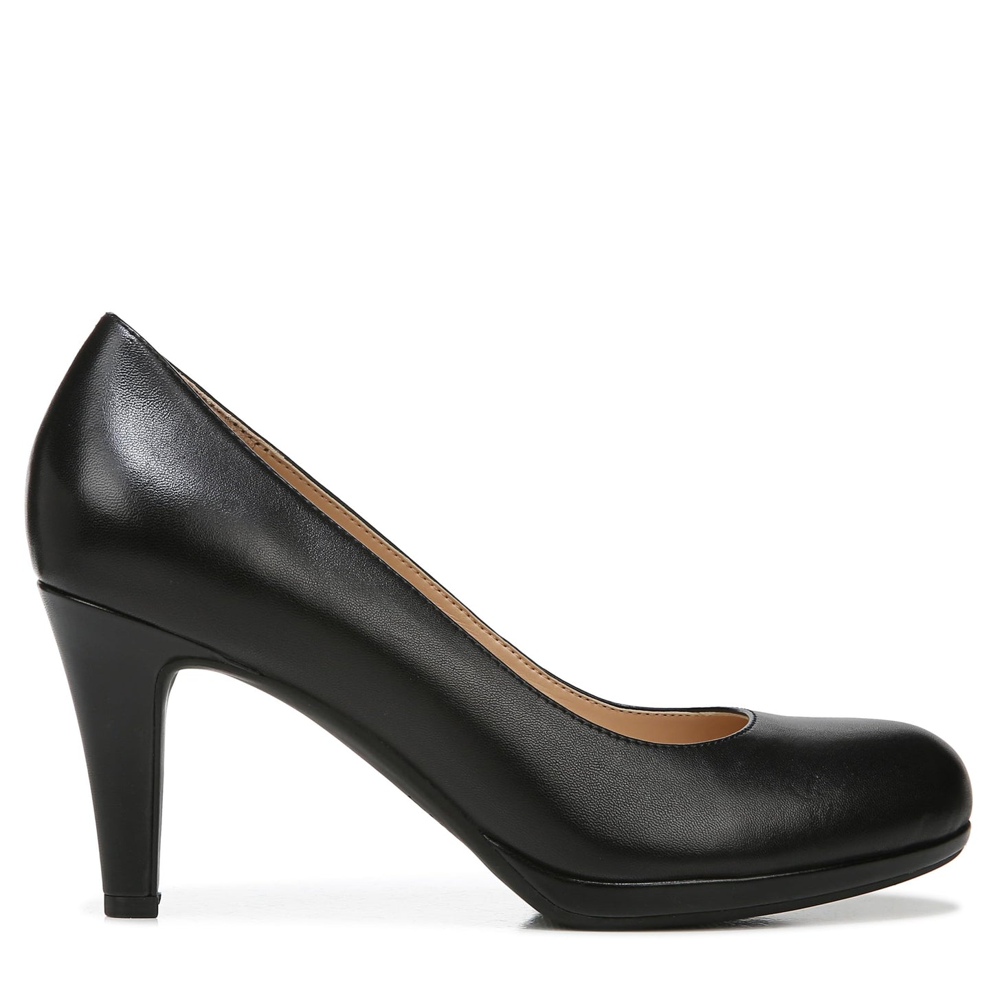 Naturalizer Women's Michelle Classic Pump, Black Leather, 7.5