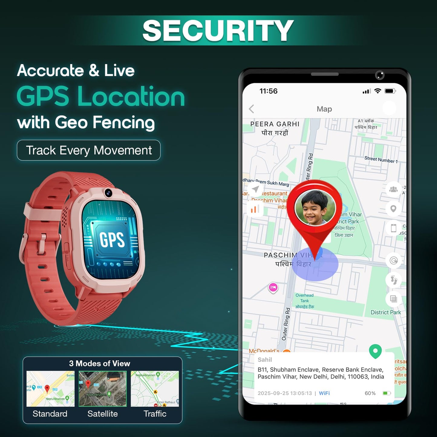 Sekyo 'Neo AI' Kids Smart Watch with AI Learning Coach | Whatsapp, Video Call, GPS Tracker, Activity Tracker, Habit Coach |App Store, Edu-Games, Step Counter, Camera, SOS, 4G/5G Sim Card |Parental App