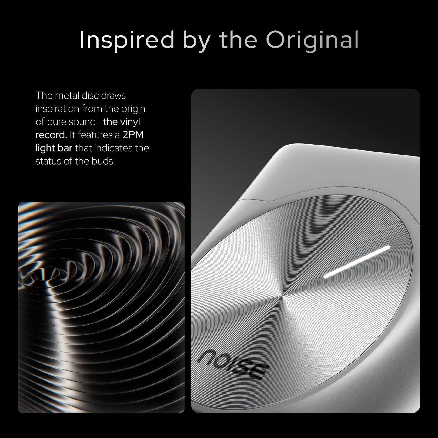 Noise Master Buds, Sound by Bose in-Ear Bluetooth Earbuds, Up to 49dB Adaptive ANC, LHDC 5.0, Immersive Spatial Audio, 44H Playtime with 6 mic ENC, Dual Pairing, IPX5 Ear Buds TWS (Titanium)