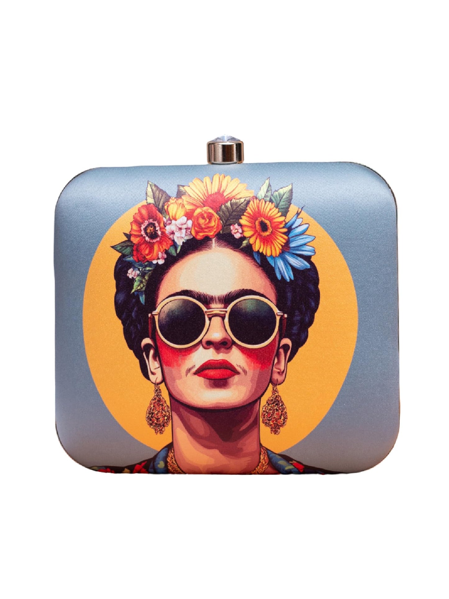 Artklim Printed Clutch Bag For Women With Detachable Strap