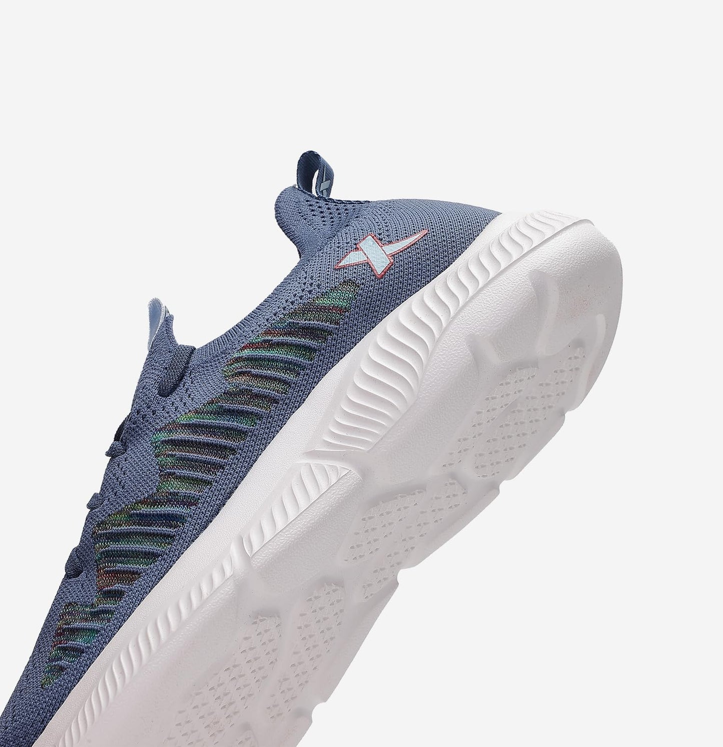 XTEP Men's Running Shoes Sports Lace Up Casual Sneakers Breathable Lightweight Anti-Slip Shoes(Blue,Size 9)