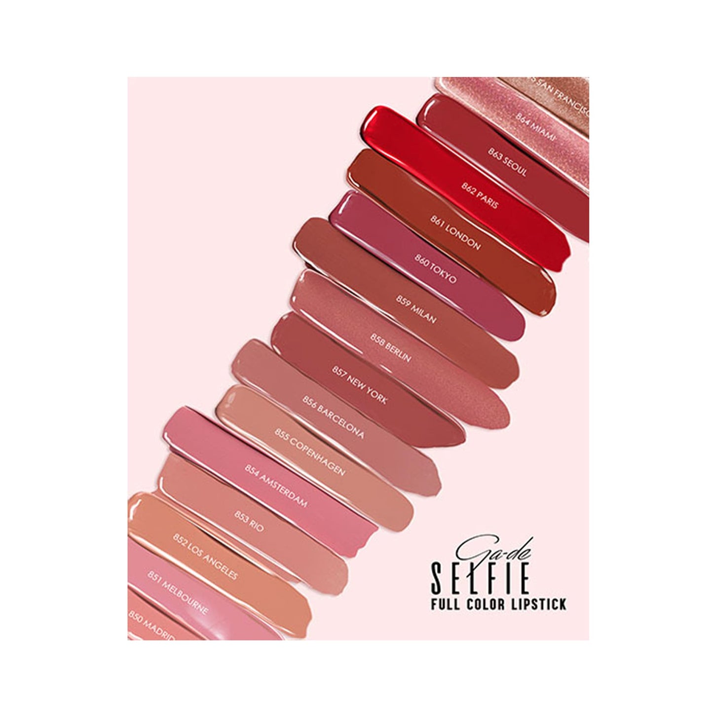 GA-DE Lipsticks Pink (Creme)