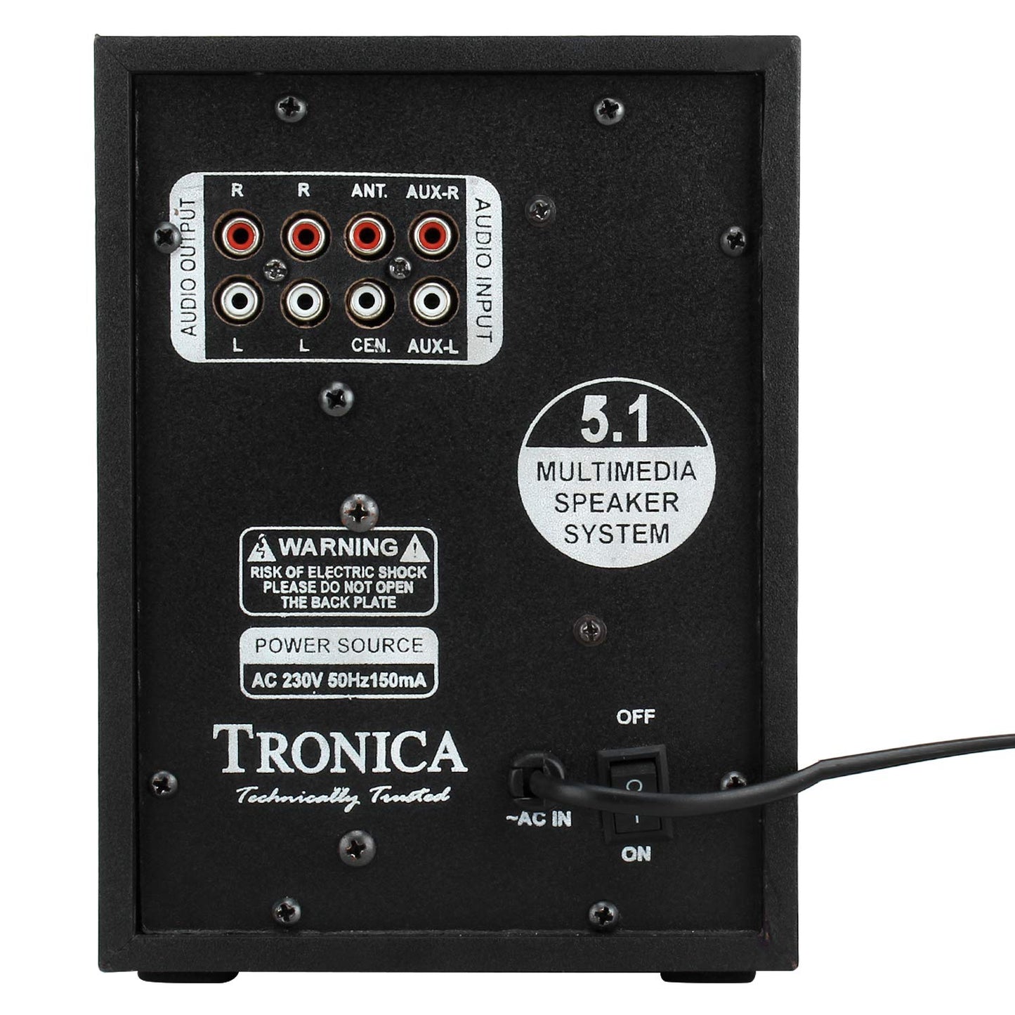 TRONICA Version: 3 Ace Series 5.1 Home Theater System with Bluetooth/PenDrive/Fm/TV/Aux Support with Remote & LED Spectrum
