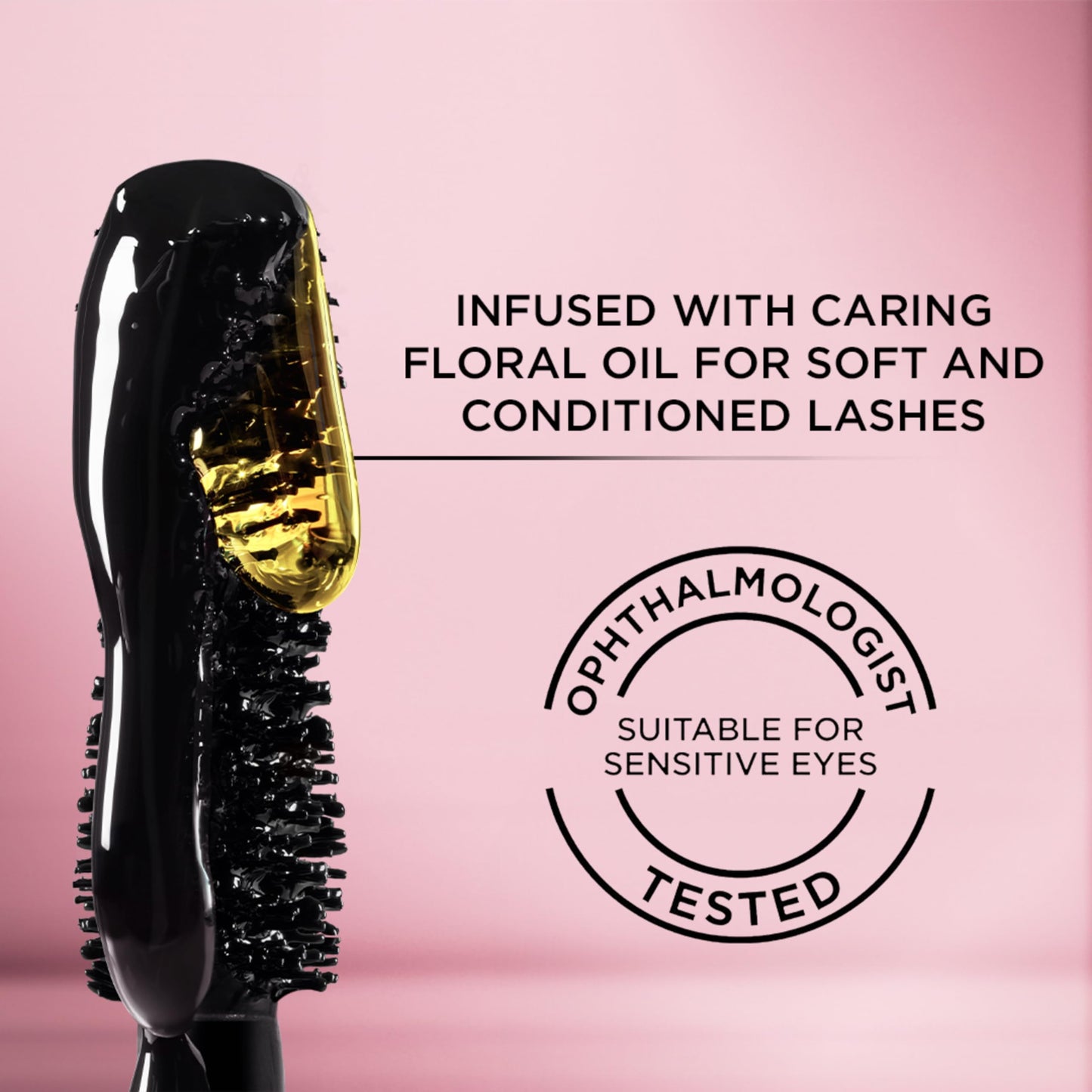 L'Oreal Paris Volumising Mascara, Waterproof, Enriched Caring Formula, Smudge-Proof Wear, Corner to Corner Paroromic Volume, For 1.4X Bigger Looking Eyes, Colour: Black, 9.4 ml