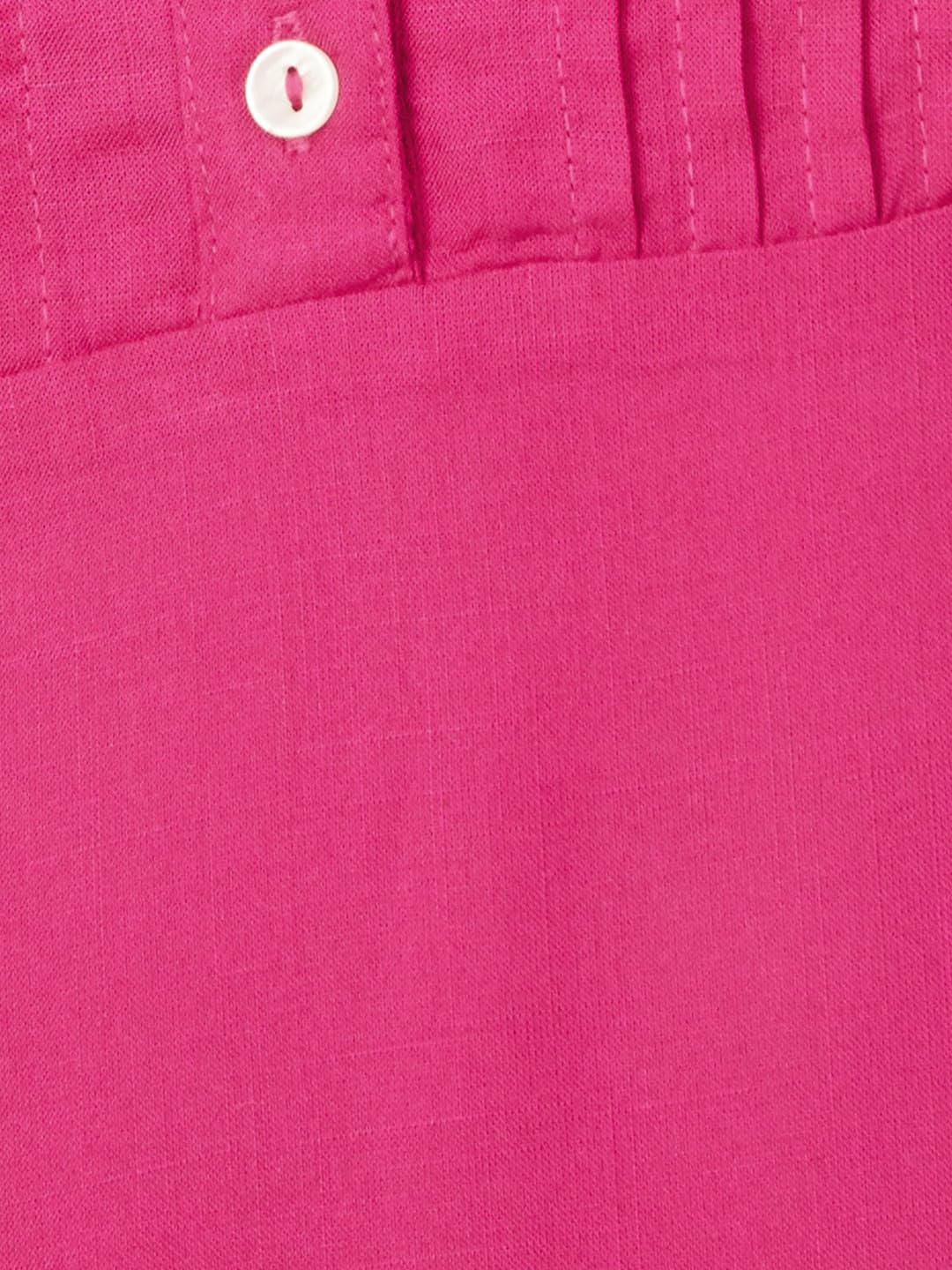 Max Women's Rayon Blend Regular Kurta (LOEKSU24MA_Fuchsia_L