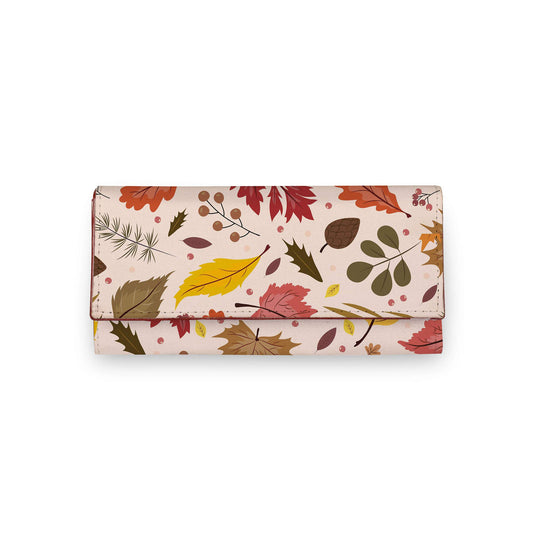 ShopMantra Wallet for Woman | Stylish Artificial Leather Trifold Purse for Girls | Multicolor Floral Print Clutch with Card Slots & Coin Pocket
