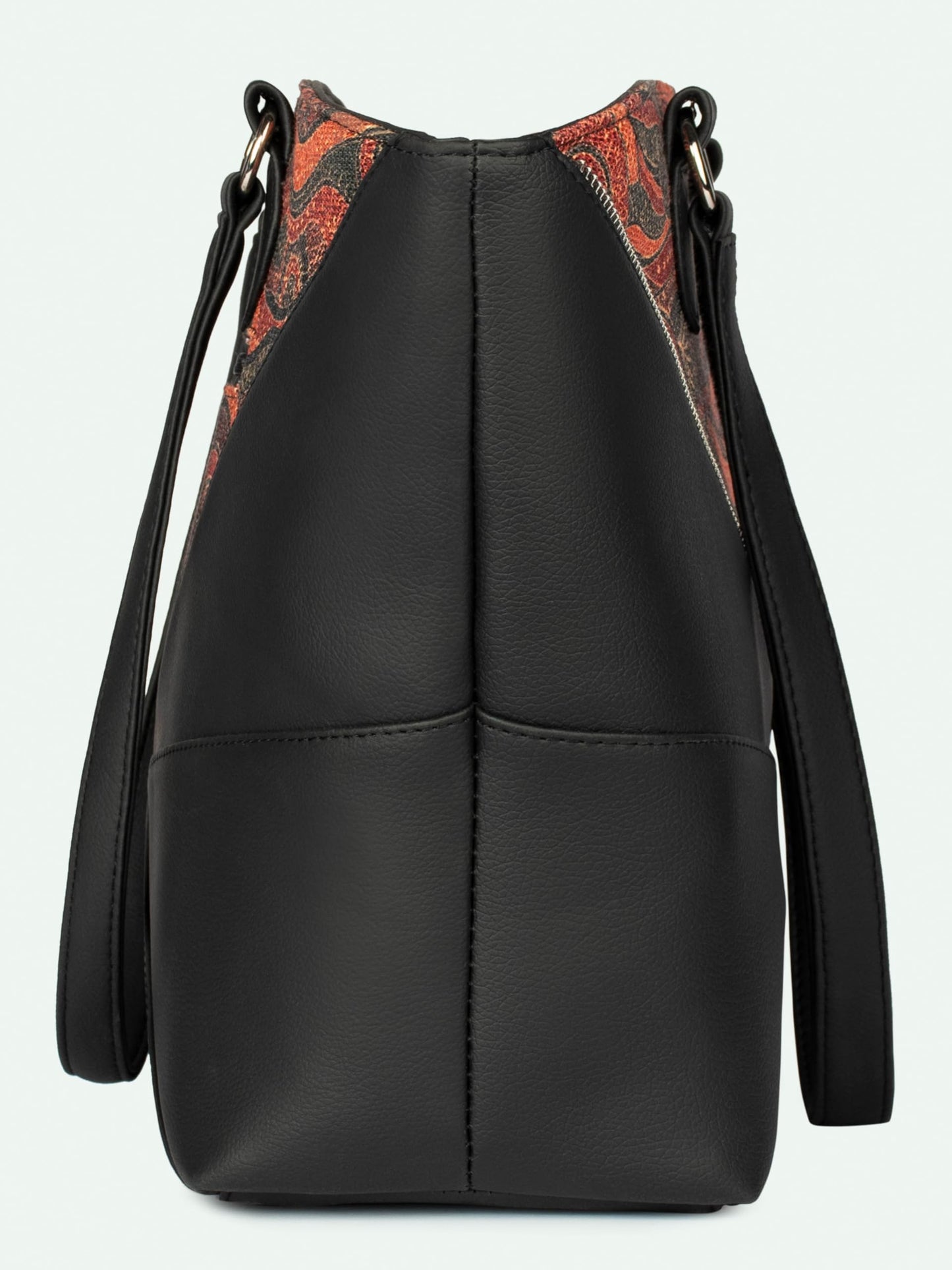 ZOUK Rhea Kapoor Tote Bag - Pithora Artistry | Elegant Vegan Leather Tote for Women | Multicolor