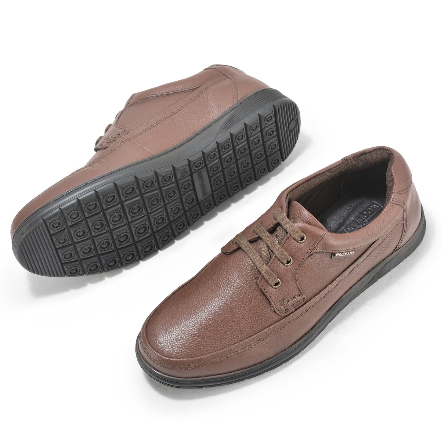 Woodland Men's Brown Softy Formal Shoes-7 UK (41EURO) (OGF 6195024)
