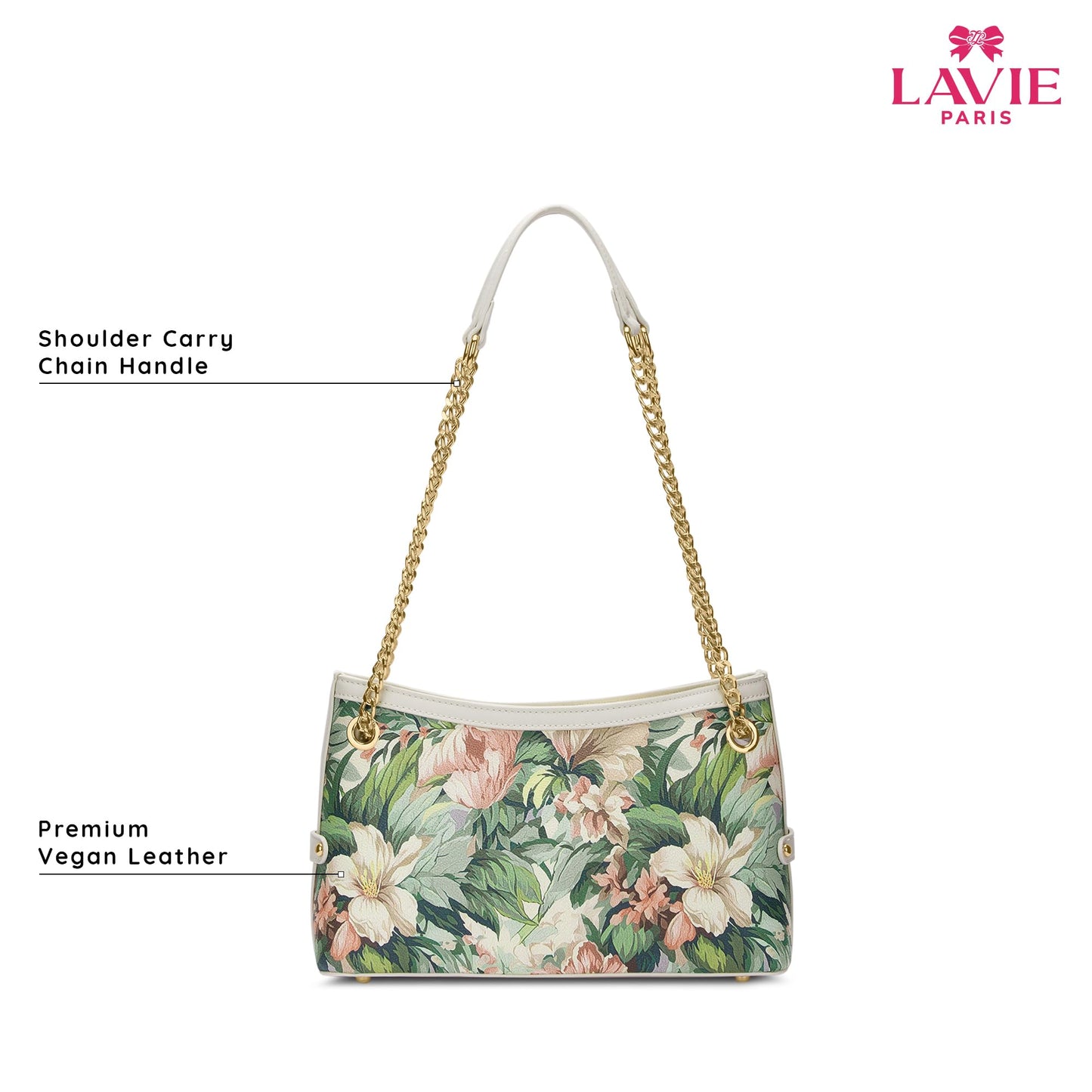 LAVIE PARIS Women's Fluer Medium Hobo Crossbody Sling Bag | Ladies Purse Handbag | Gift for Women