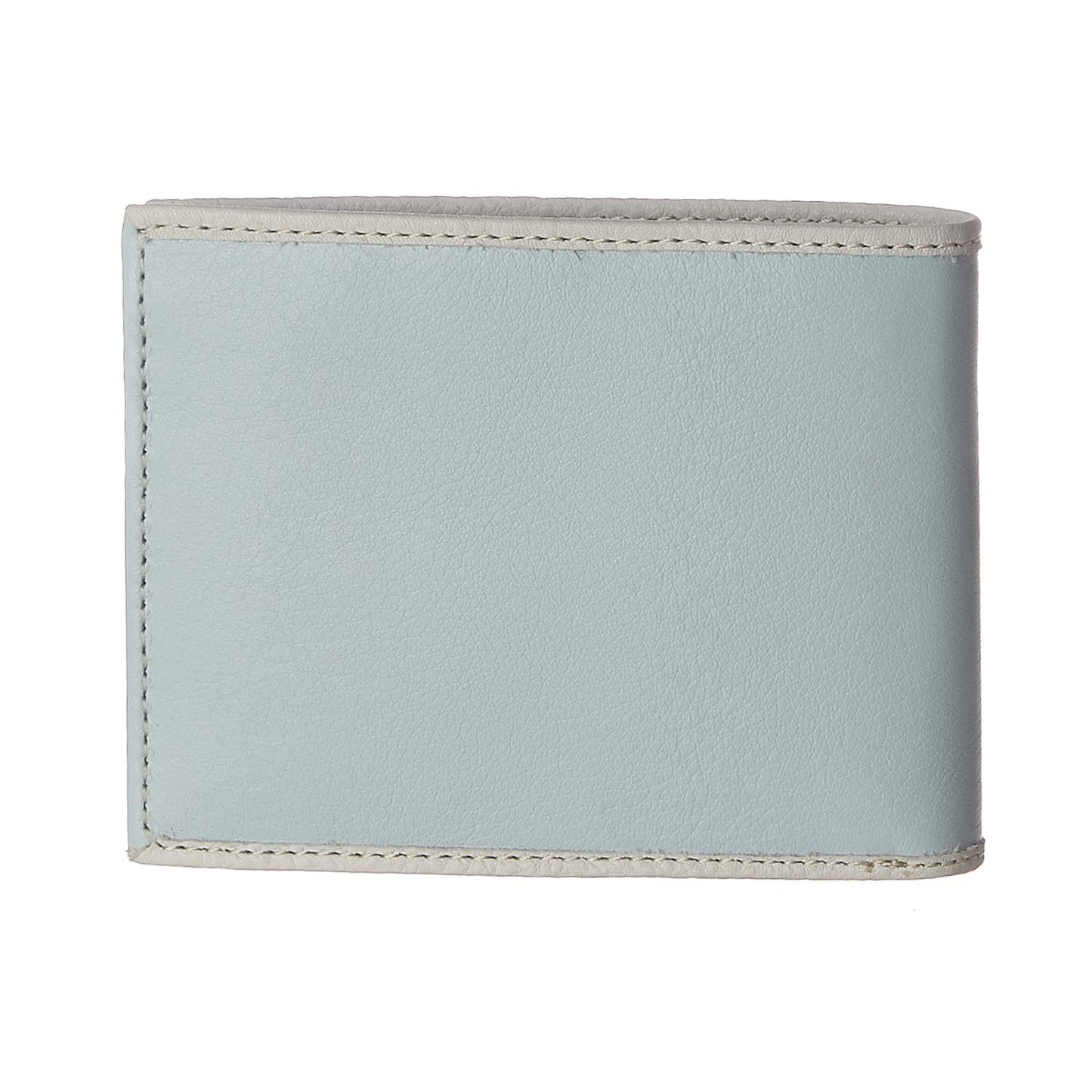 KARA Leather Torquiose Bifold Wallets for Men Contrast Stitch Men's Wallet with 8 Business Cards Slot