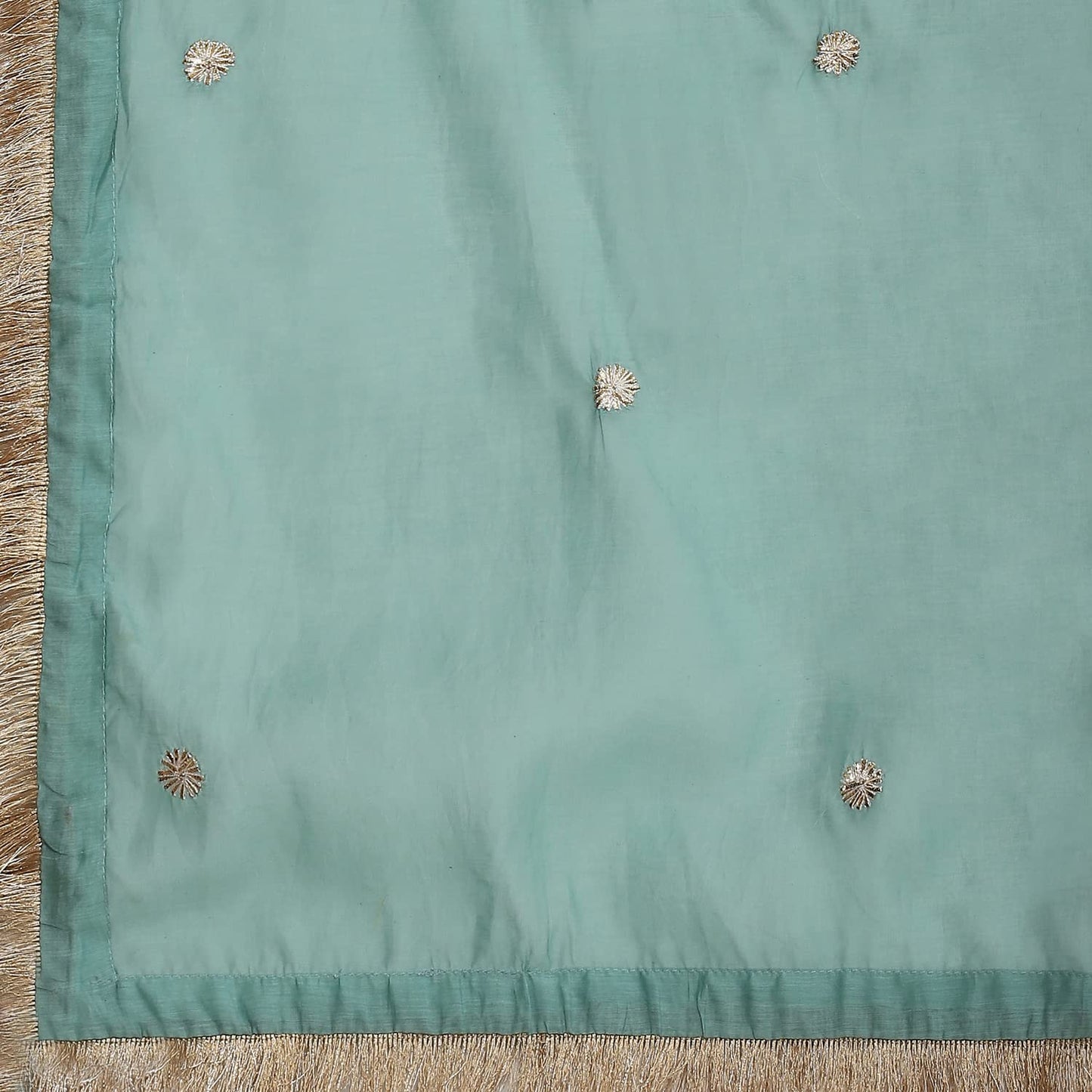 BIBA Cotton Blend Women Embroidery Relaxed Salwar Kurta Dupatta(Skdkiran8469_Sap Green_38)