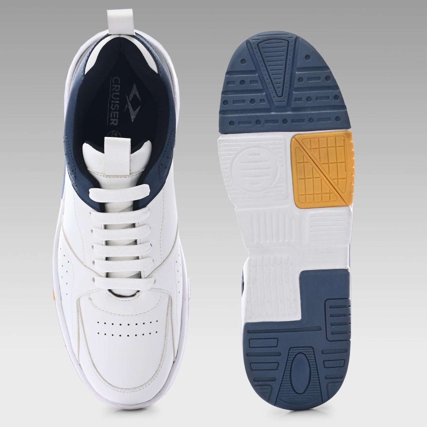 Cruiser Sneaker for Men | Comfort & Style with Soft Cushioned Insole | Trendy Lace-Up Design for Casual Outfits