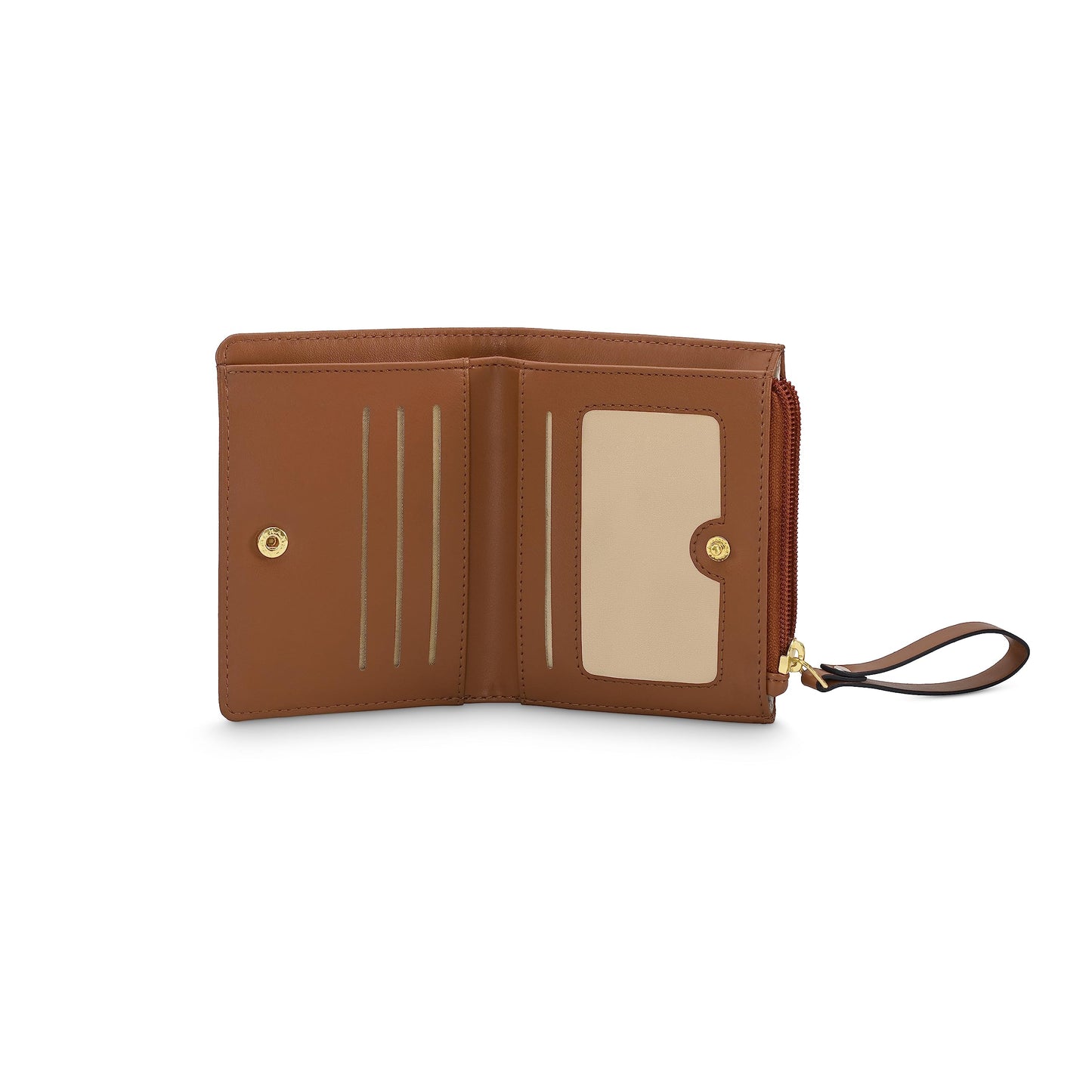 Fastrack Colour-Blocked Wallet with Wristlet | Two Fold Wallet for Women, Girls and Ladies with Wristlet