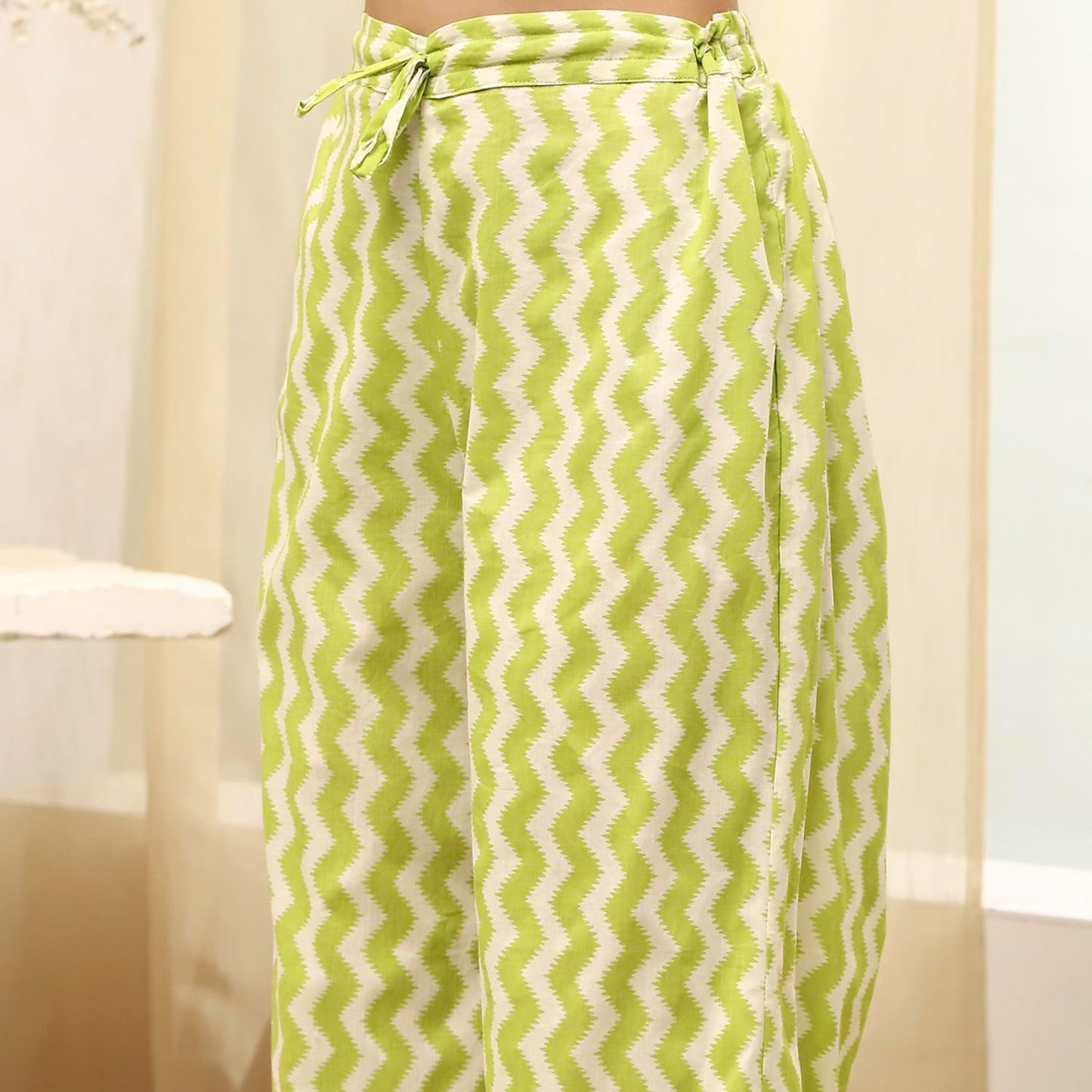 BIBA Women's Assorted Cotton Hand Block Print Unstitched Suit Set