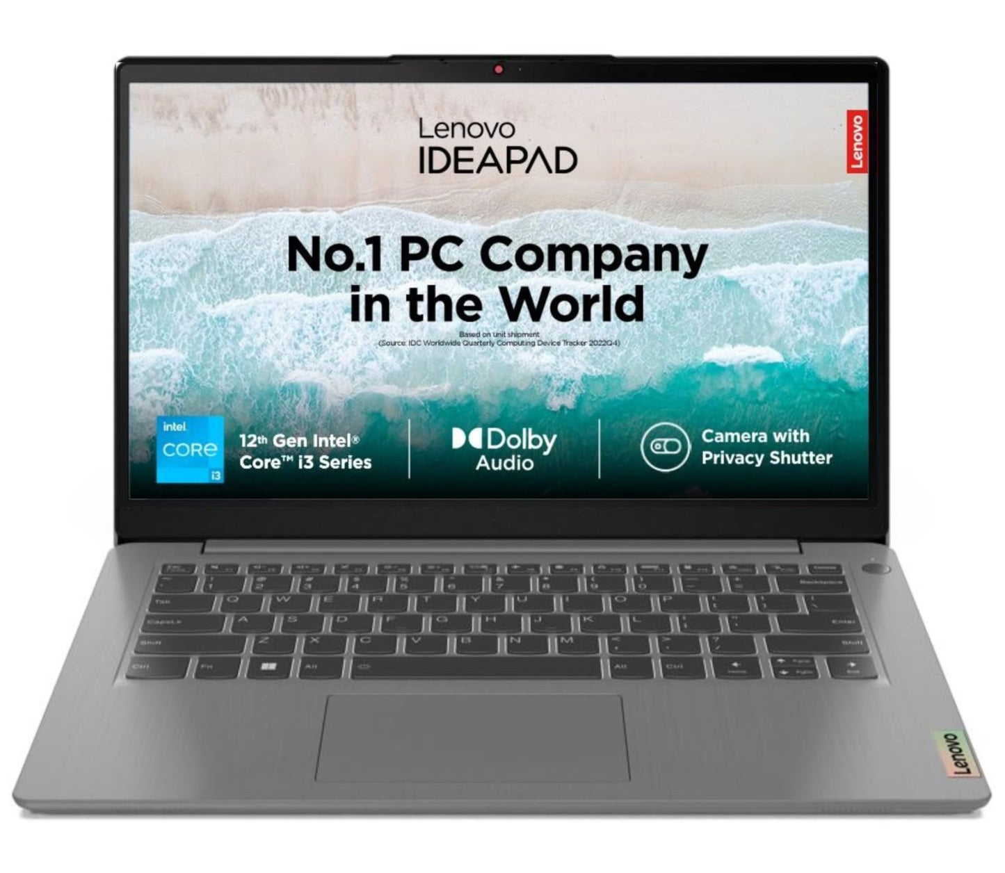 Lenovo IdeaPad 3 12th Gen Intel Core i3-1215U 14 Inch (35.5cm) FHD Thin & Light Laptop (8GB/512GB SSD/Windows 11/Office Home 2024/3months Game Pass/Arctic Grey/1.43Kg), 82RJ00G0IN