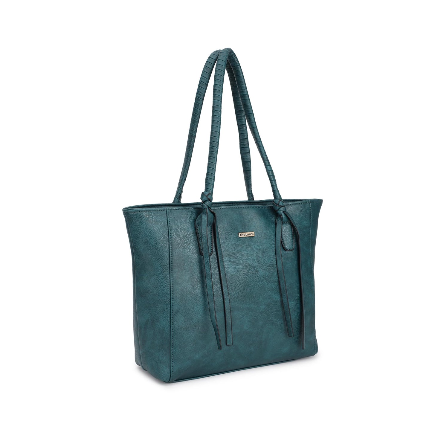 Fastrack Premium Leather Tote Bag for Womens, Ladies and Girls | Structured Spacious Tote Bag for Work, Office and College