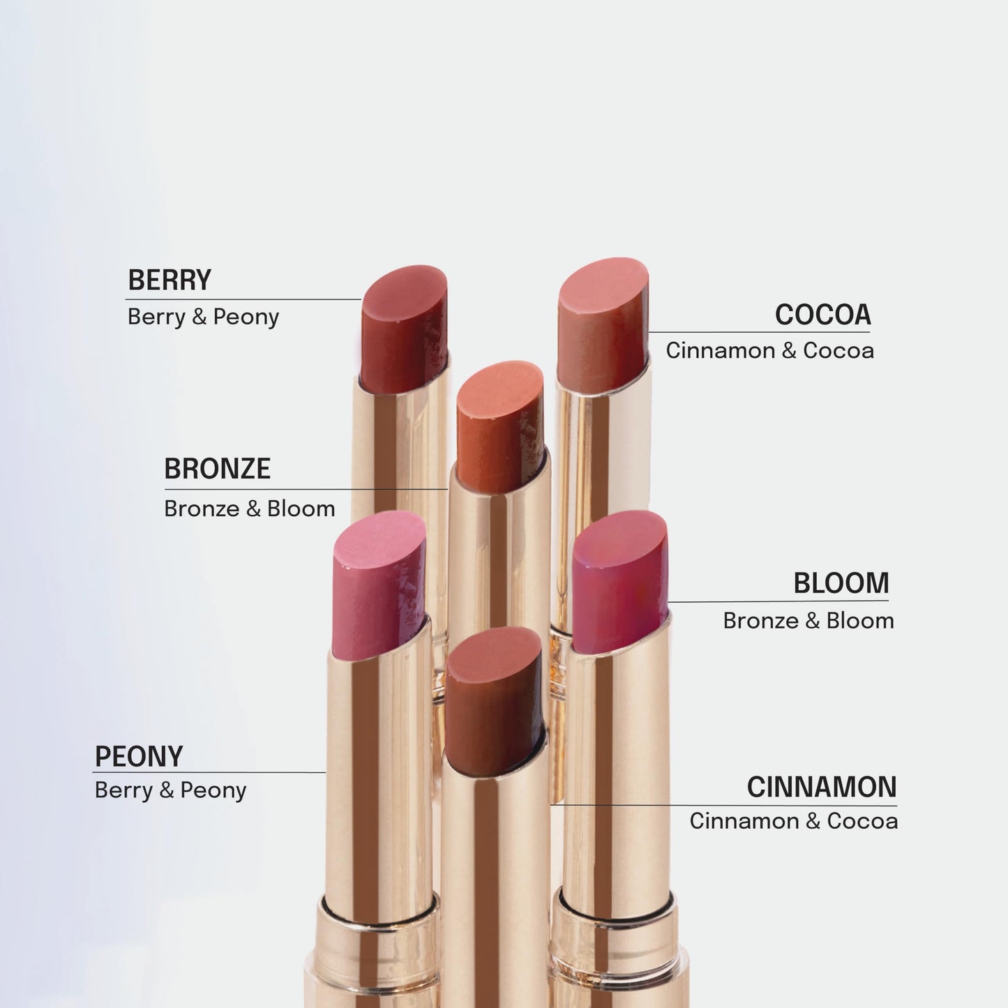 Diam Beauty Mini Glass Tint Balm Duo, Berry & Peony