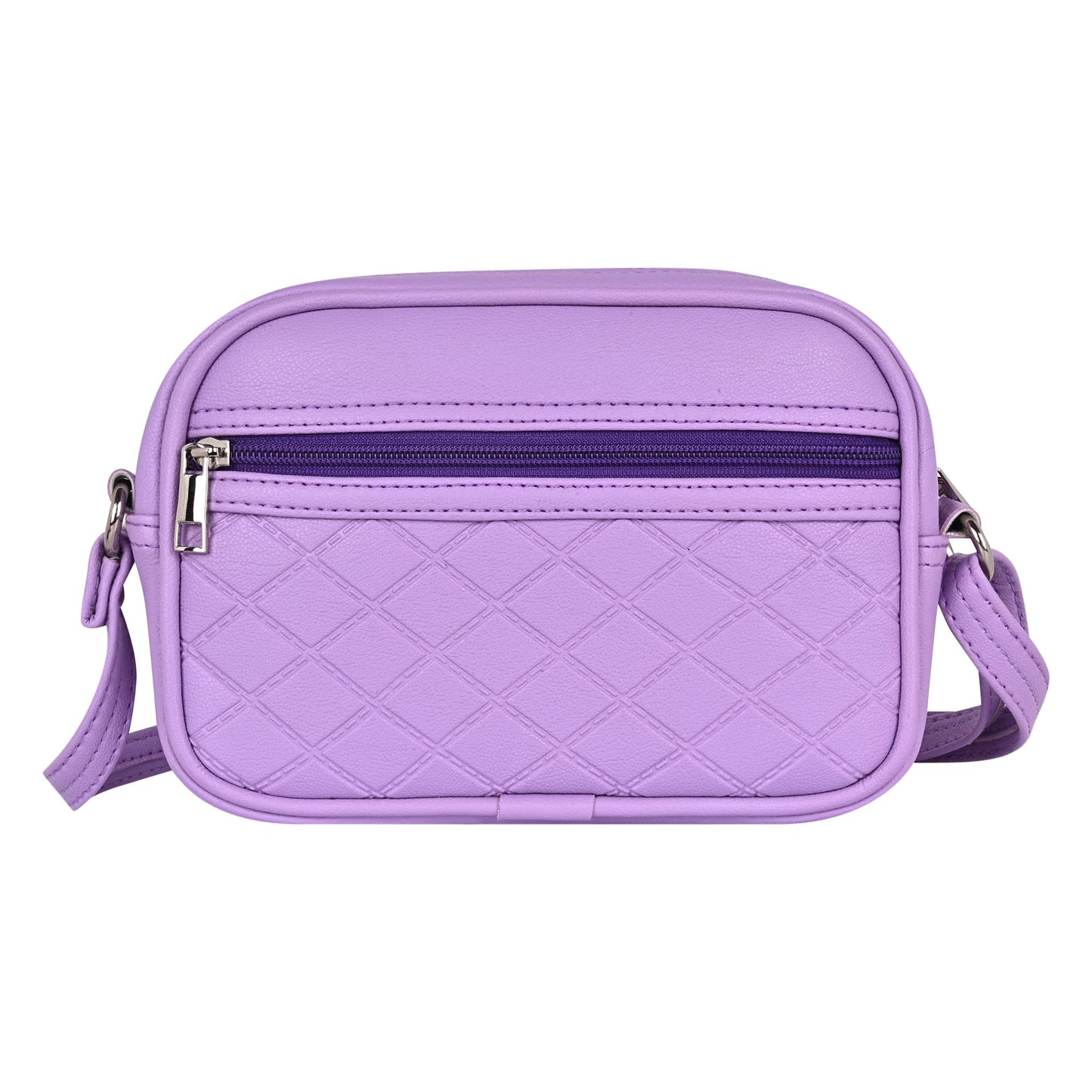 Pramadda Pure Luxury Emboss Faux Leather Sling Bag For Women Stylish | Side Crossbody Shoulder Purse Handbag | Birthday Gift Item Women (Gorgeous Lilac)