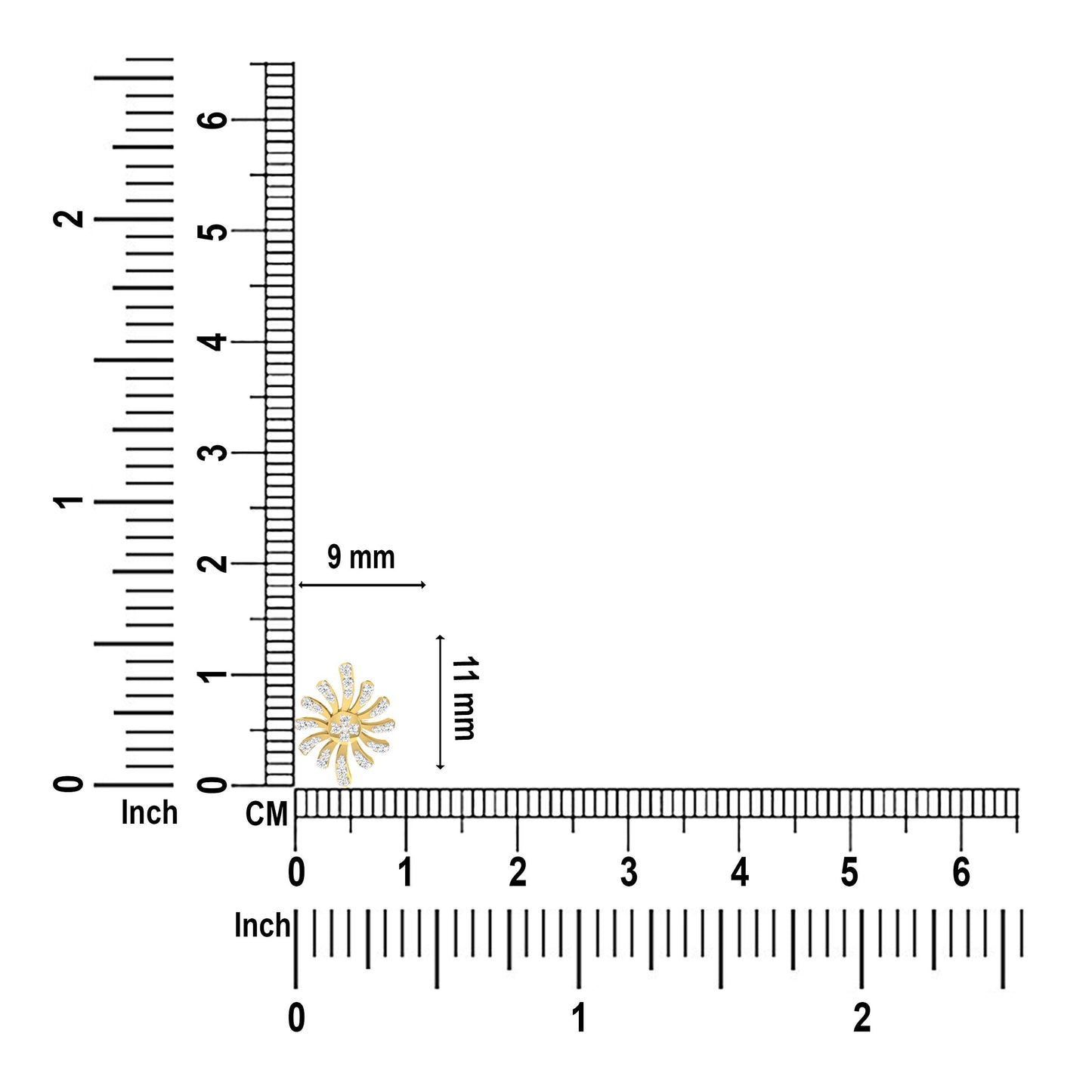 DISHIS 18KT Yellow Gold and Diamond Bracelet for Women