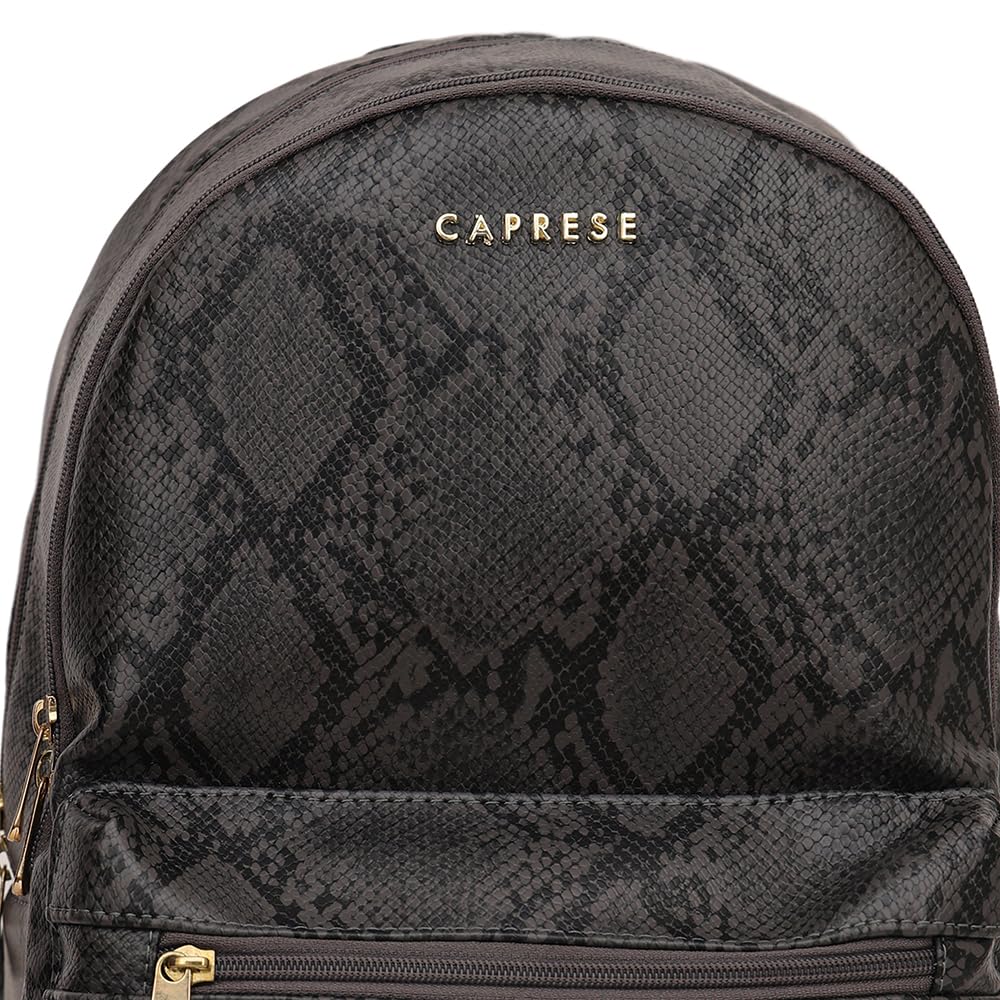 Caprese Cosmos Fashion Backpack for Women (Medium, Grey)