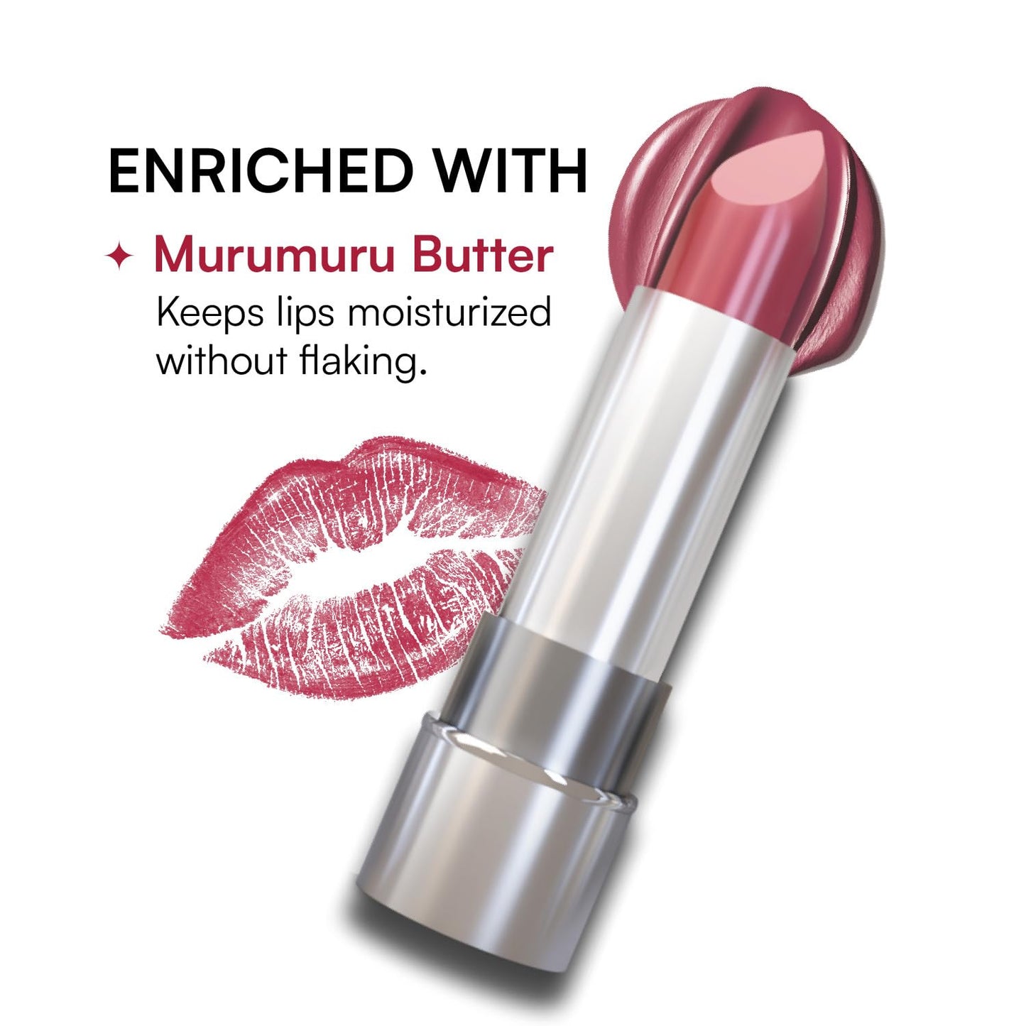 Dream Beauty Intuition Lipstick – ROOH | Mauve Pink | Creamy Matte, Smooth Glide | Lightweight, Non-Drying, High Color Payoff | Everyday Wear | 4.2g