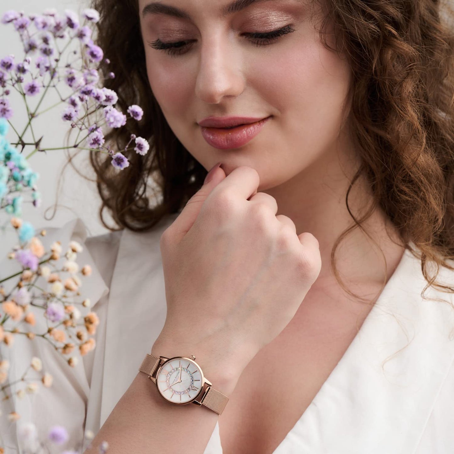 Olivia Burton Wonderland Analog White Dial Women's Watch-OB16WD95