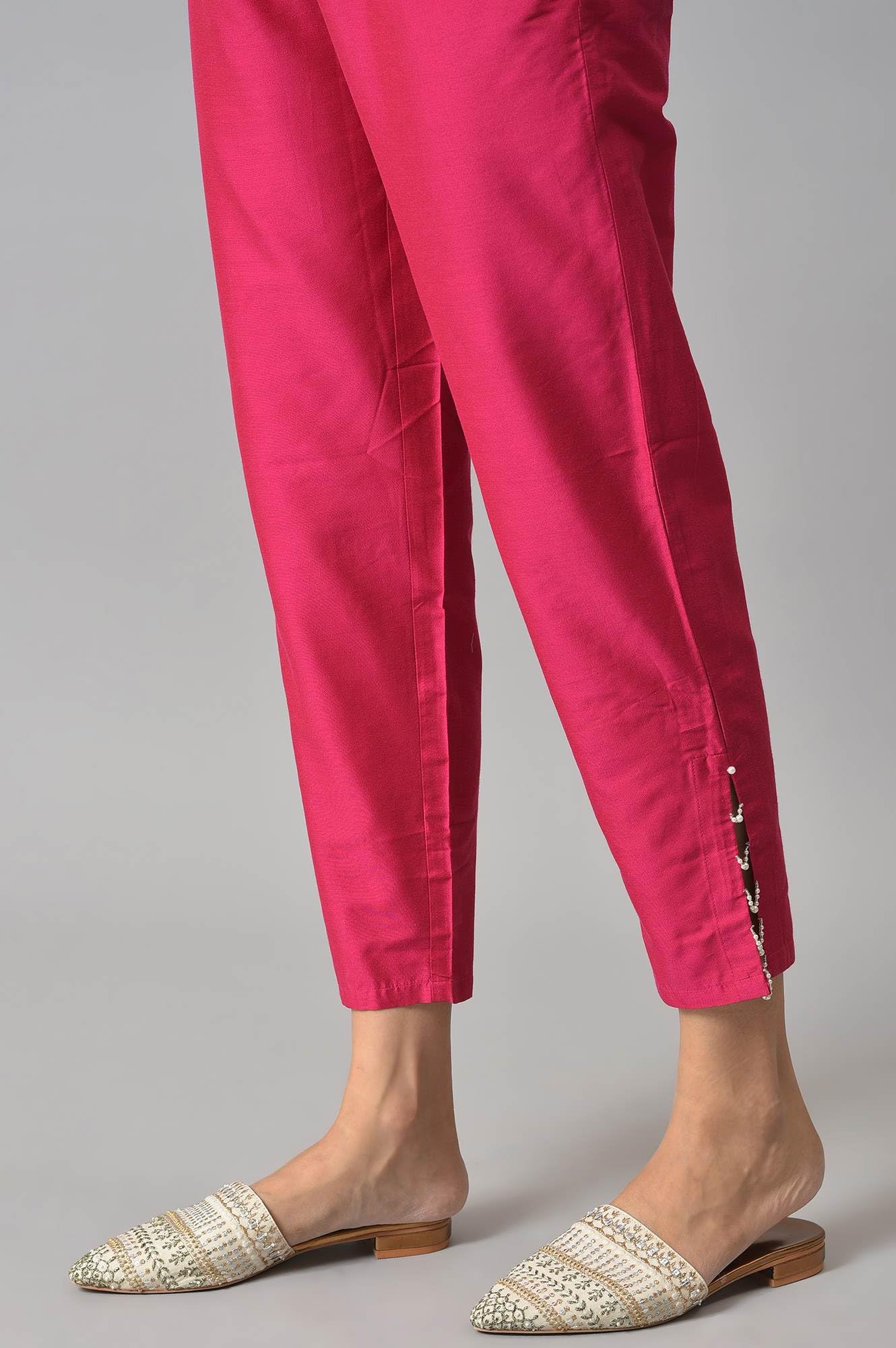 W Strechable Slim Pants for Women | Trousers for Women | W for Woman
