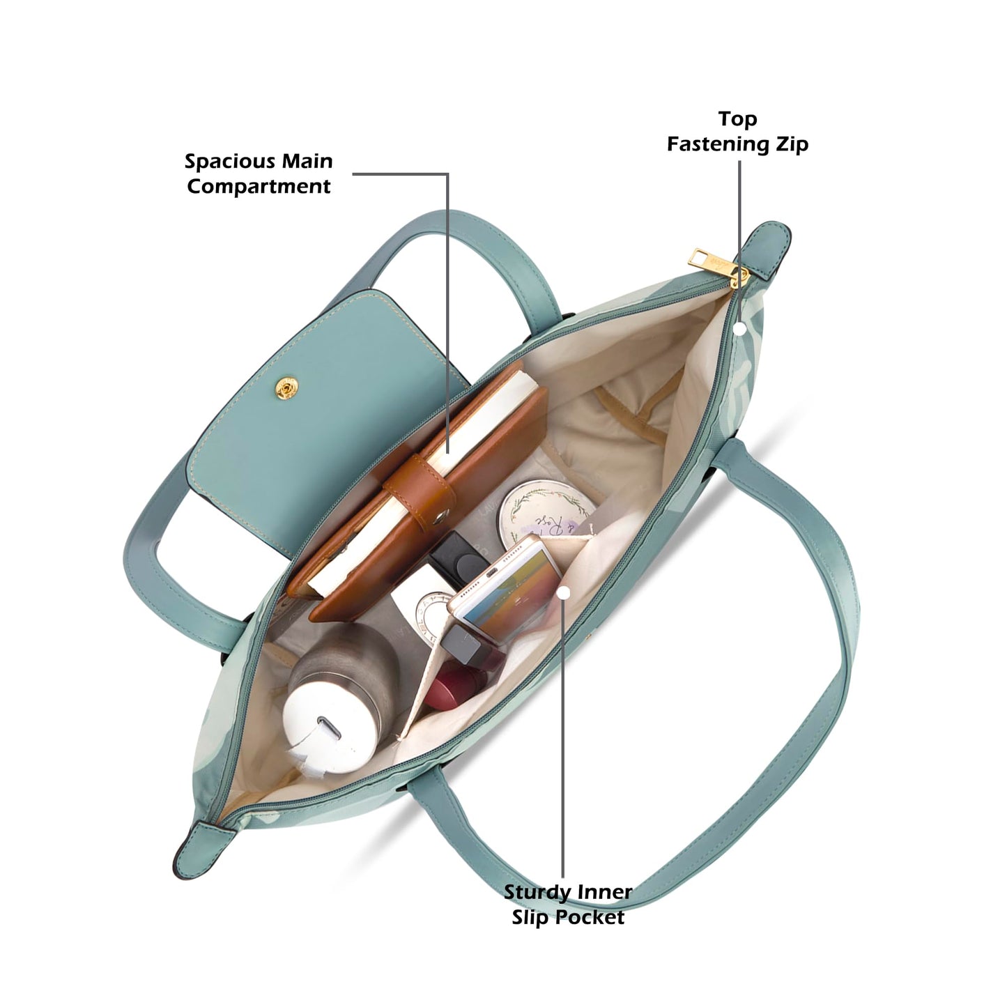 Lavie Women's Vincy Tote Bag for Women | Tote Bag for Work | Ladies purse | Stylish Shoulder Bag | Gift for Women